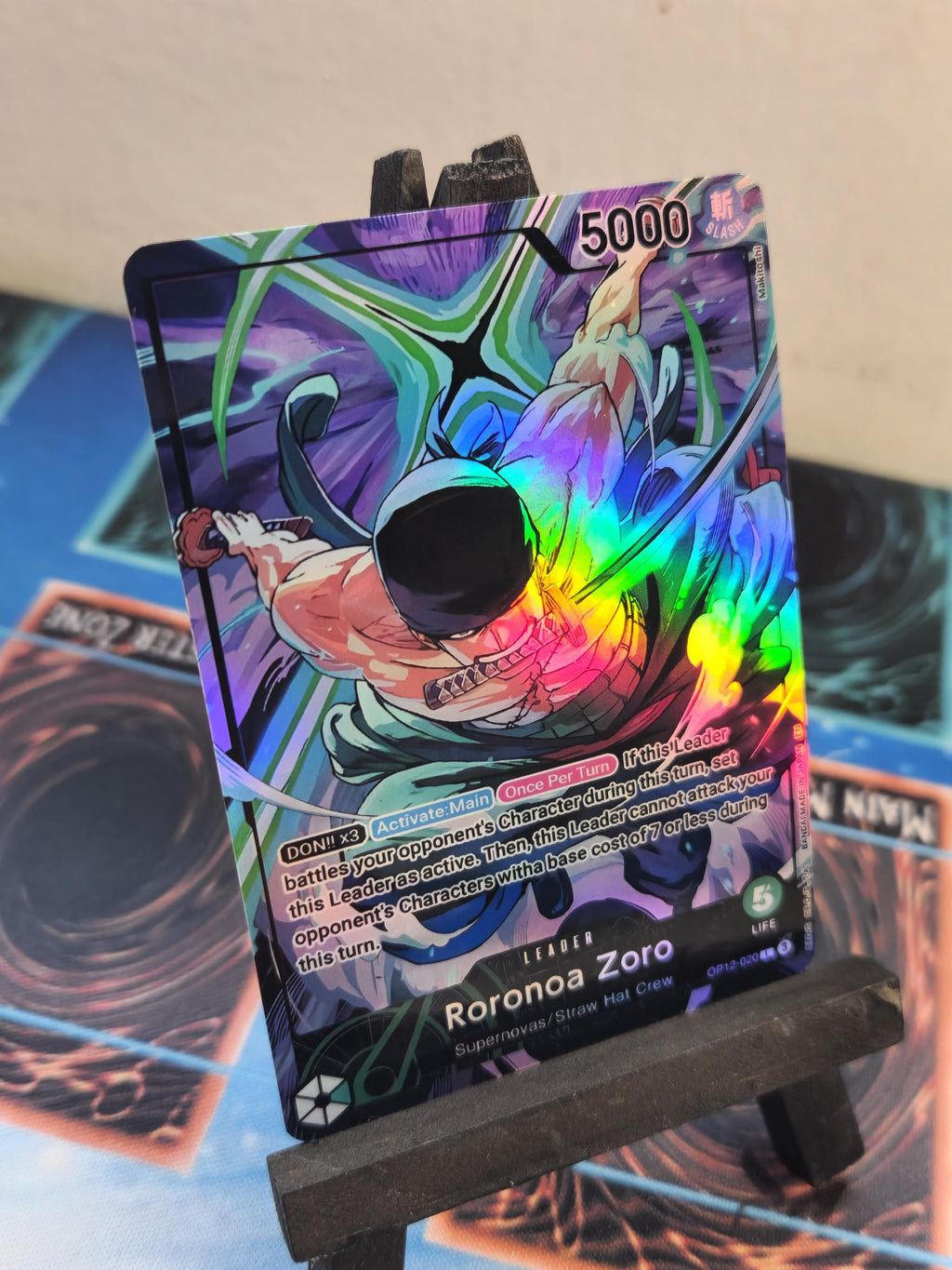 Roronoa Zoro Leader alt art  promo op12-020 One Piece proxy