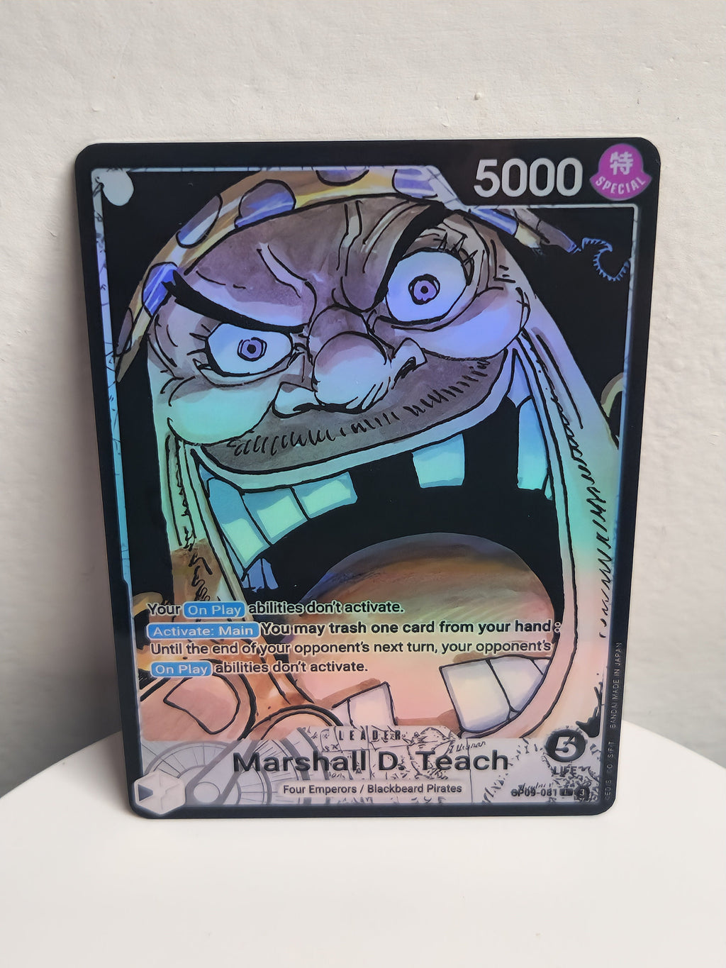 Marshall D Teach Leader  op09-081 One Piece Proxy