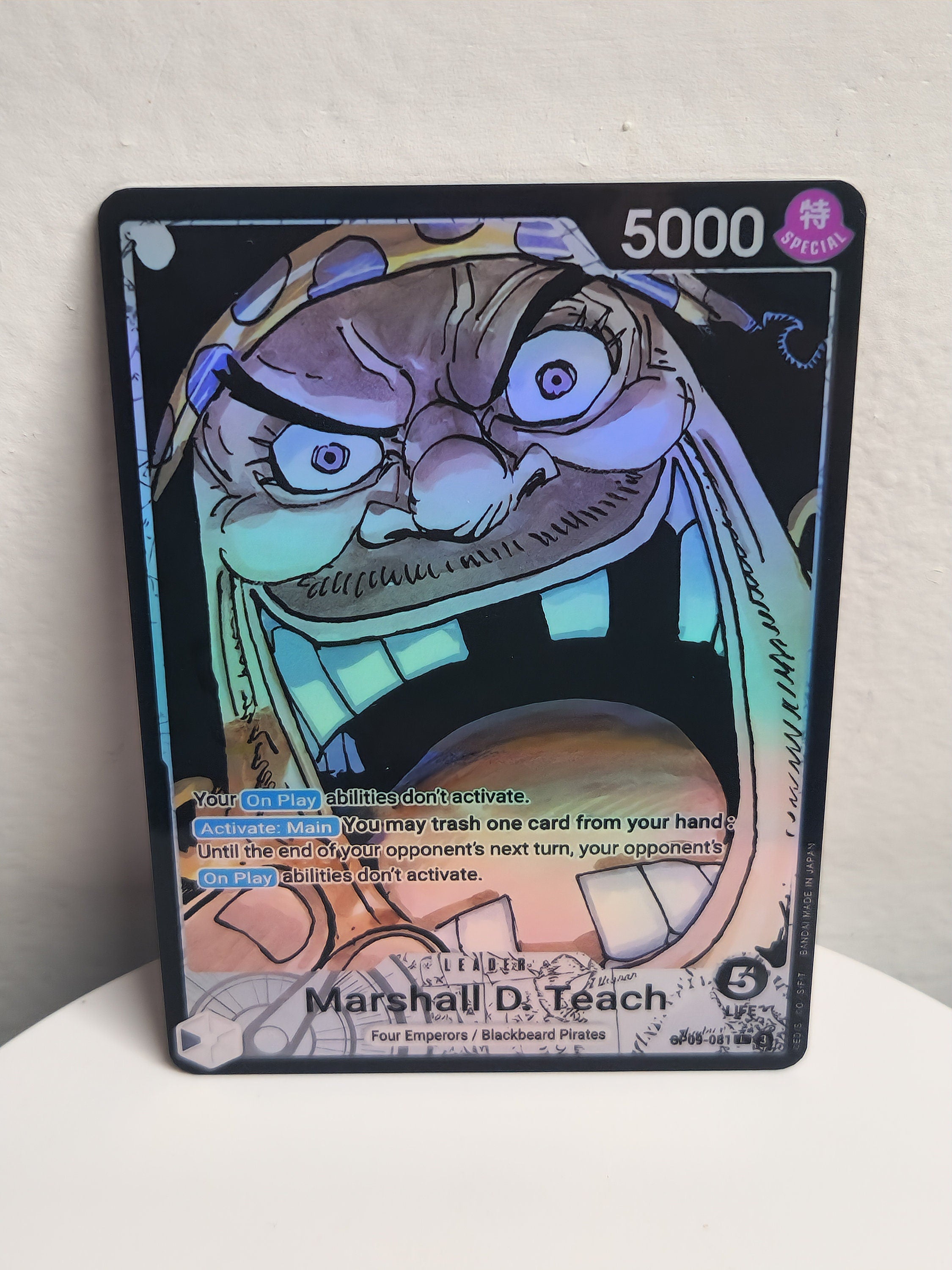 Marshall D Teach Leader  op09-081 One Piece Proxy