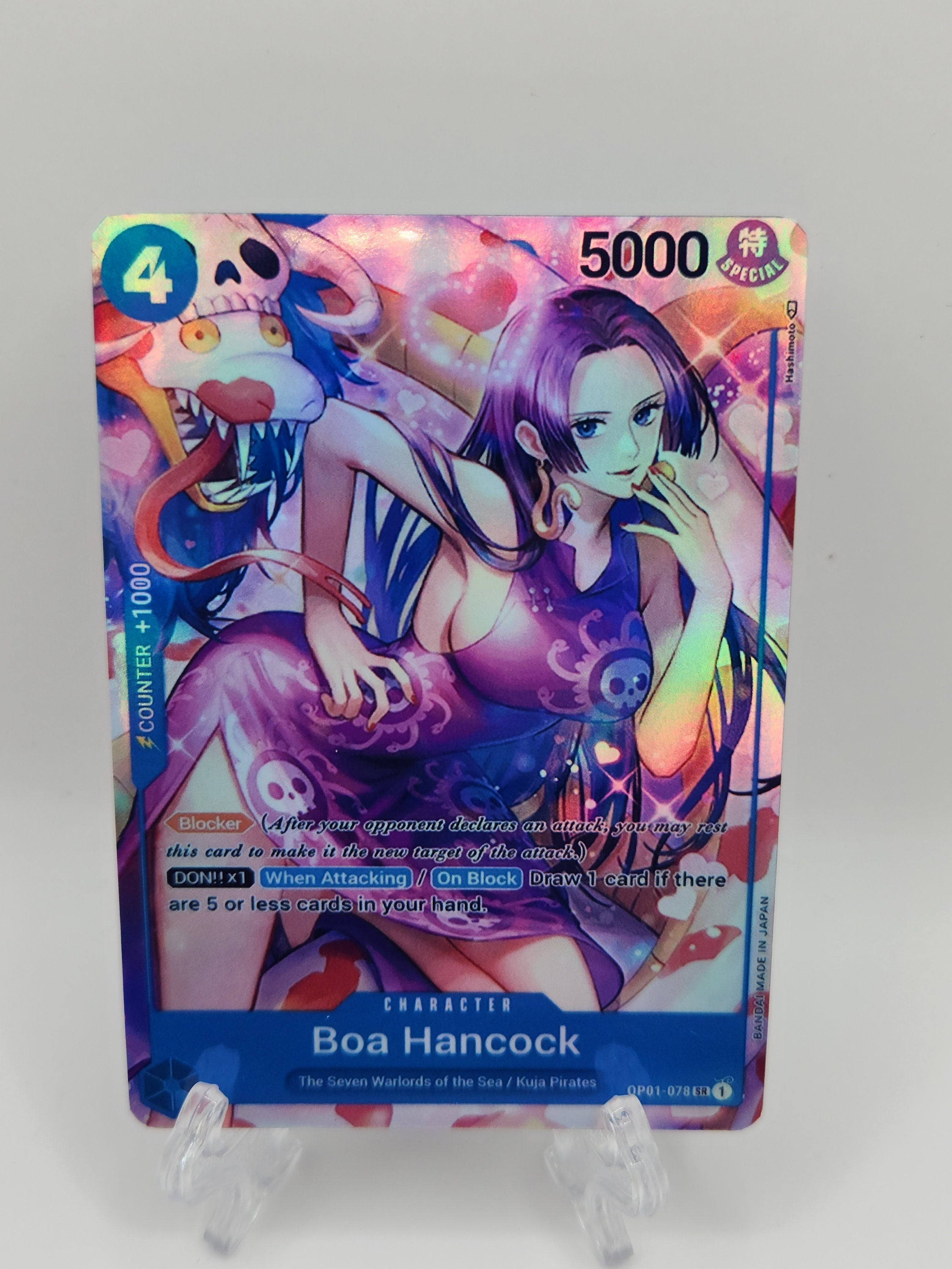 One Piece Boa Hancock alt art op01-078 Proxy Card