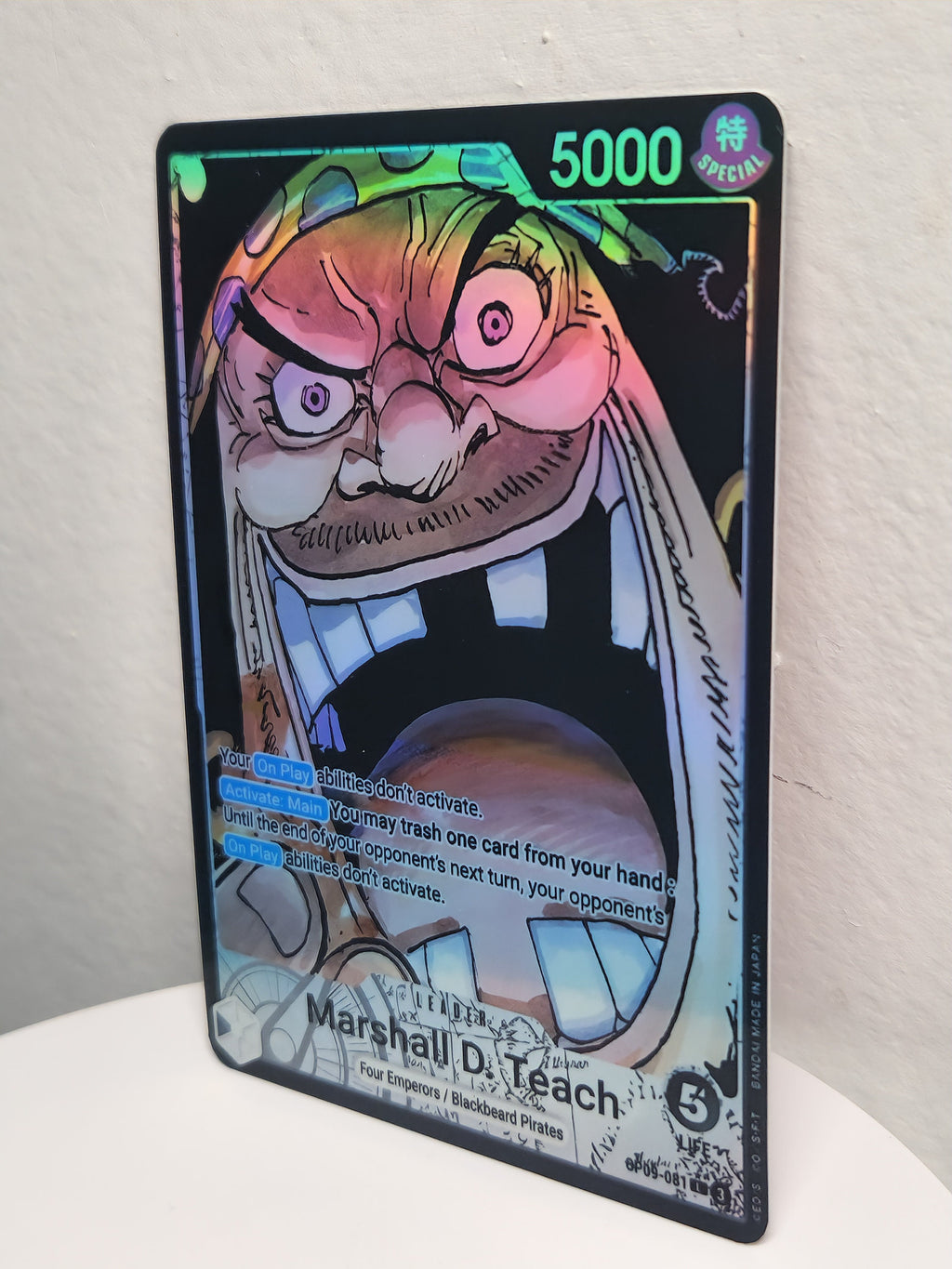 Marshall D Teach Leader  op09-081 One Piece Proxy