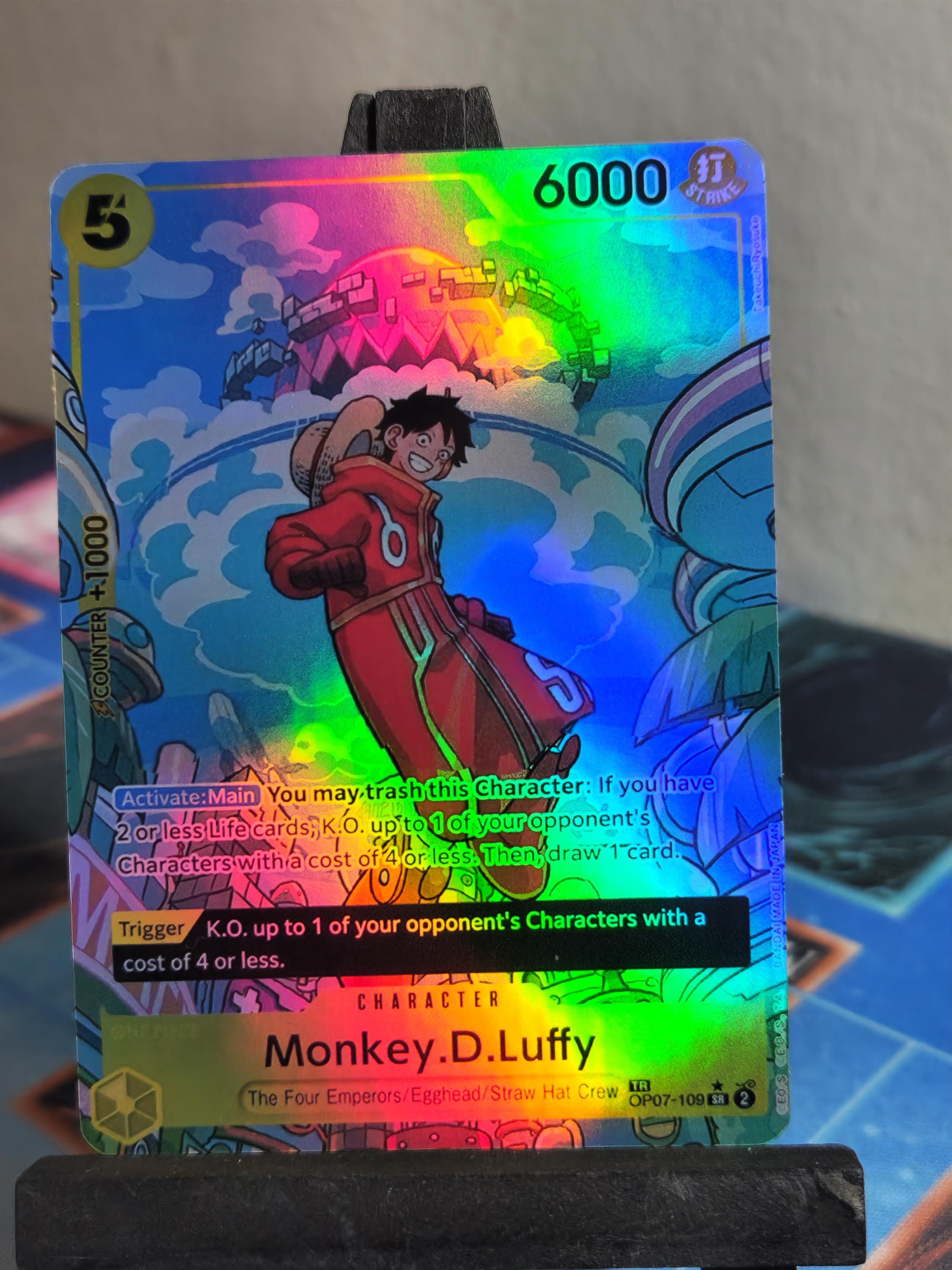 Monkey D Luffy Treasure Rare alt art op07-109 One Piece proxy