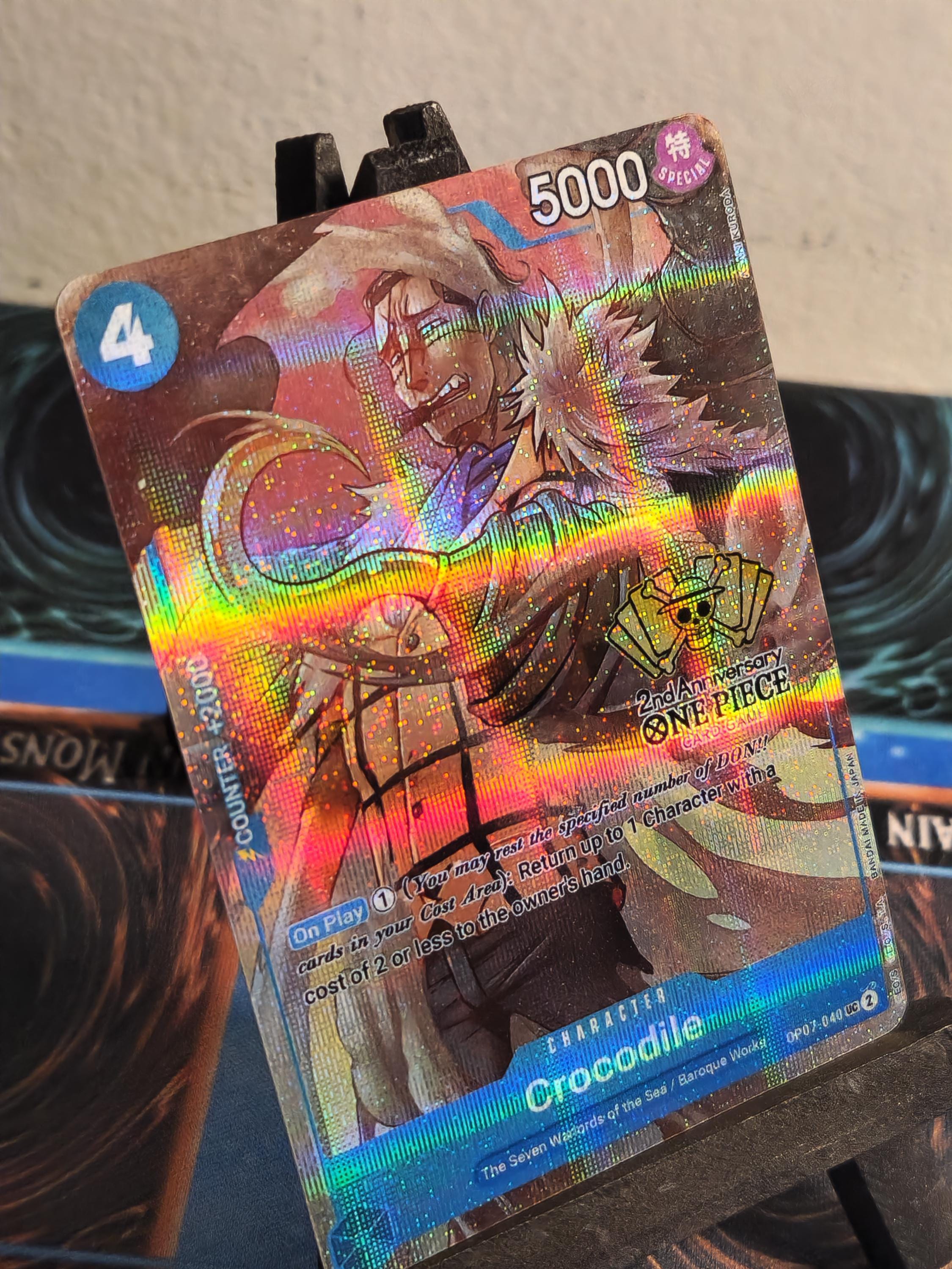 Crocodile 2nd Anniversary alt art op07-040 One Piece proxy