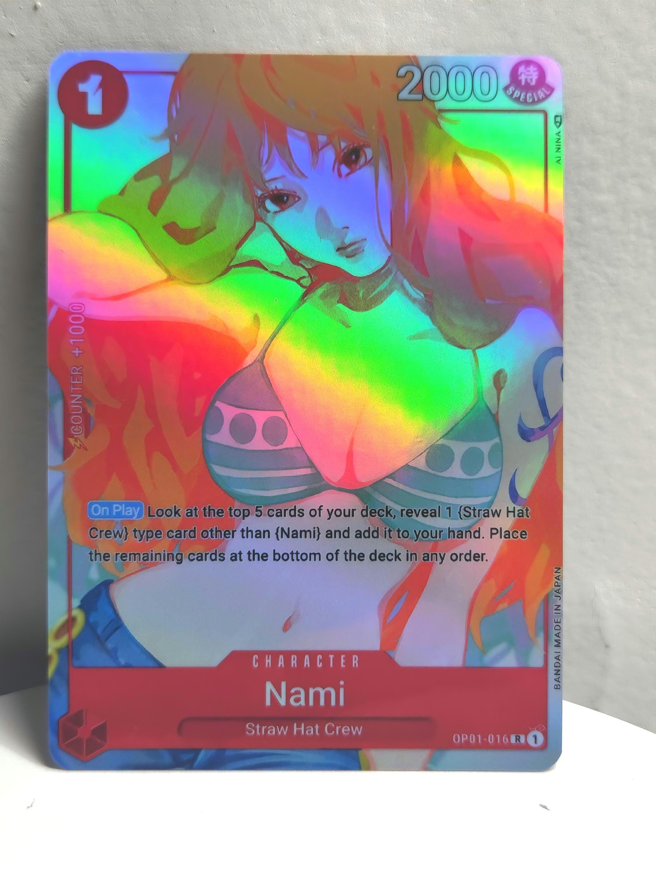 Nami Asia Only alt art op01-016 One Piece Proxy