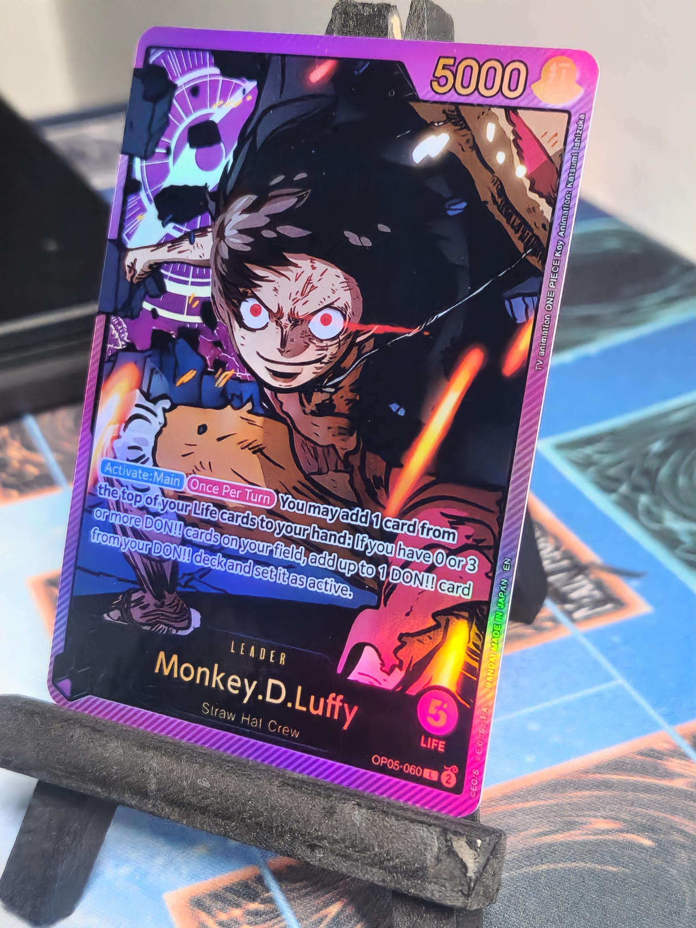 Monkey D Luffy Leader EB02 alt art OP05-060 One Piece proxy