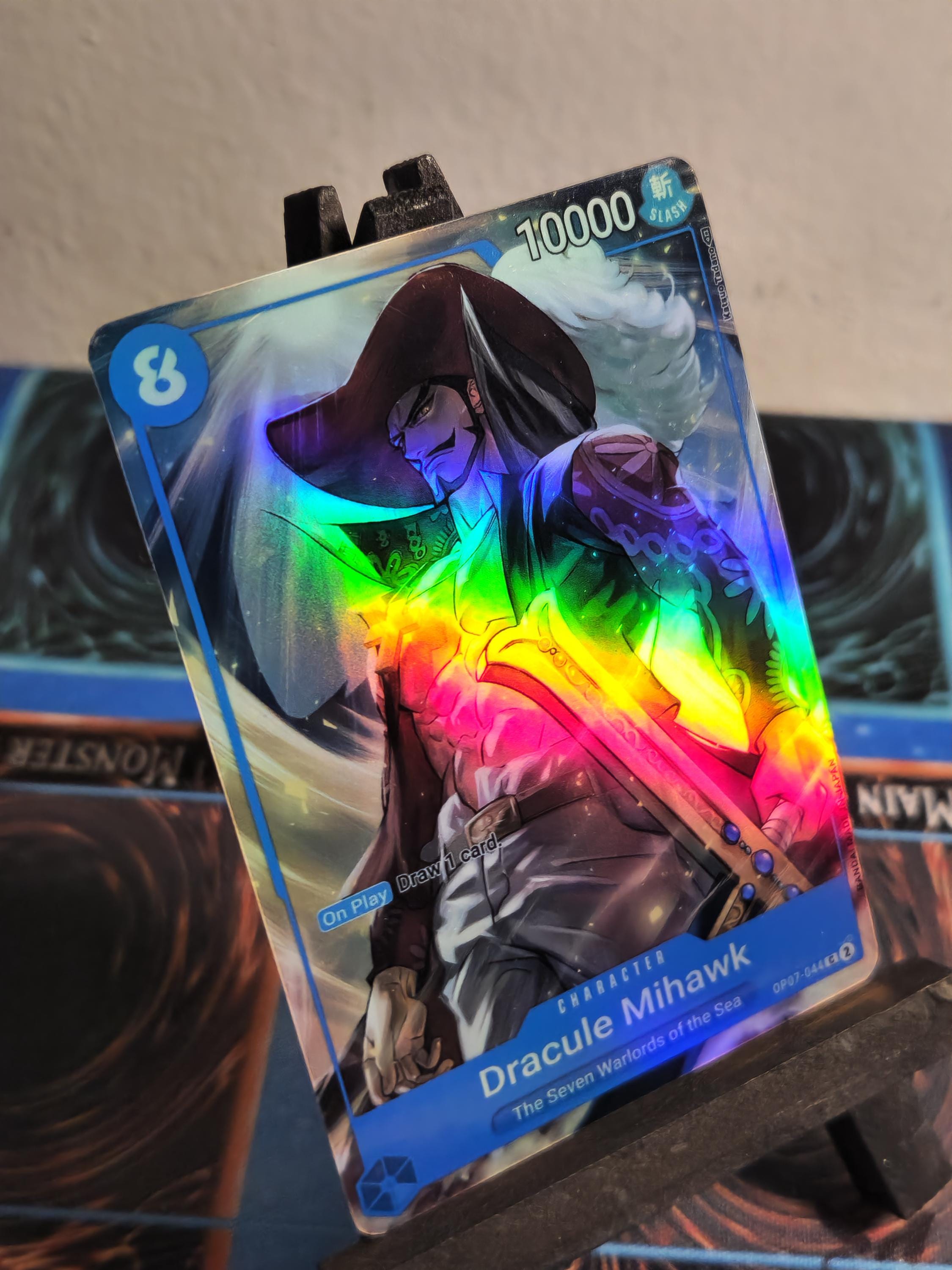 Dracule Mihawk 2nd Anniversary alt art op07-044 One Piece proxy