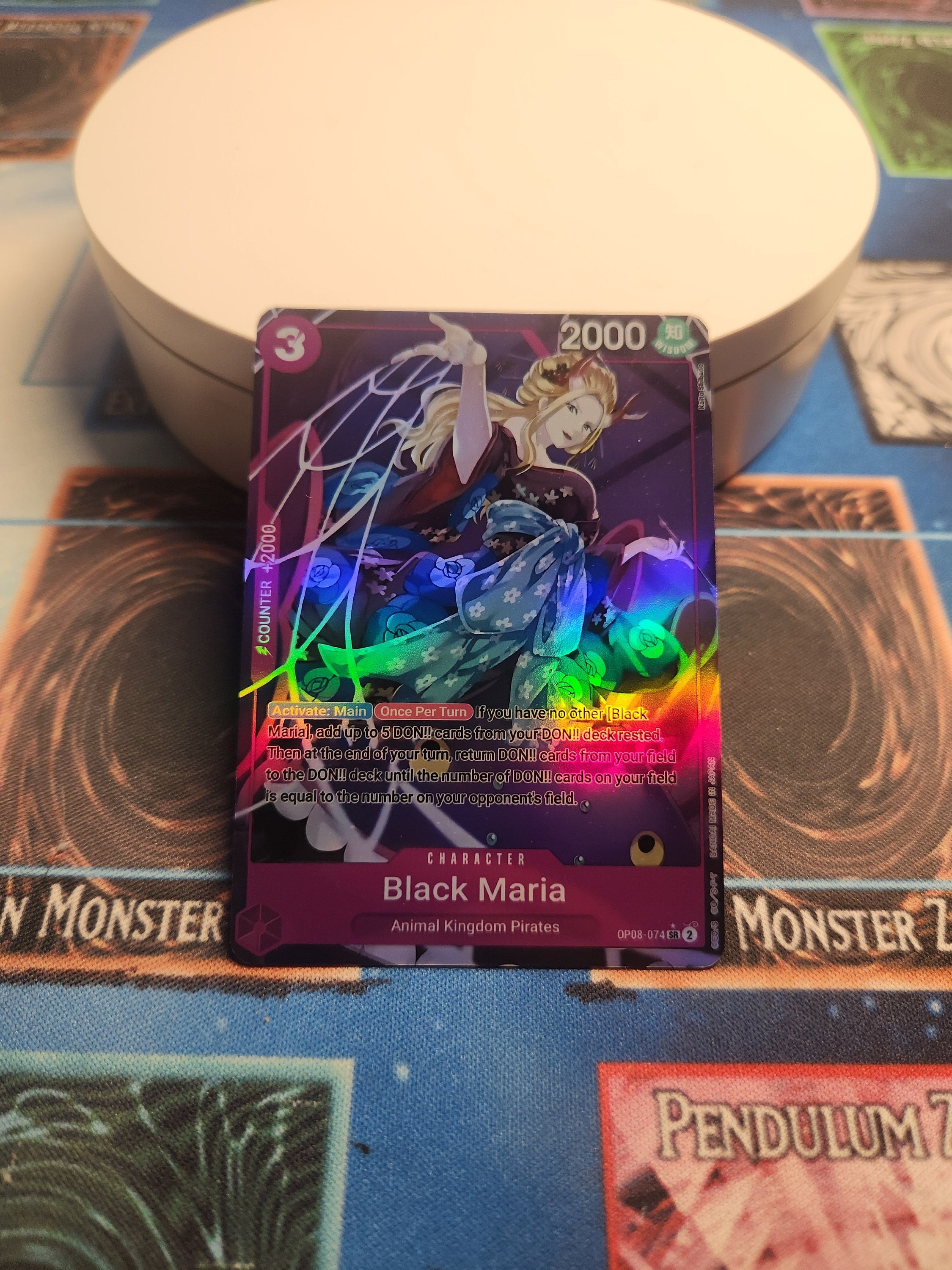 One Piece Black Maria alt art op08-074 proxy