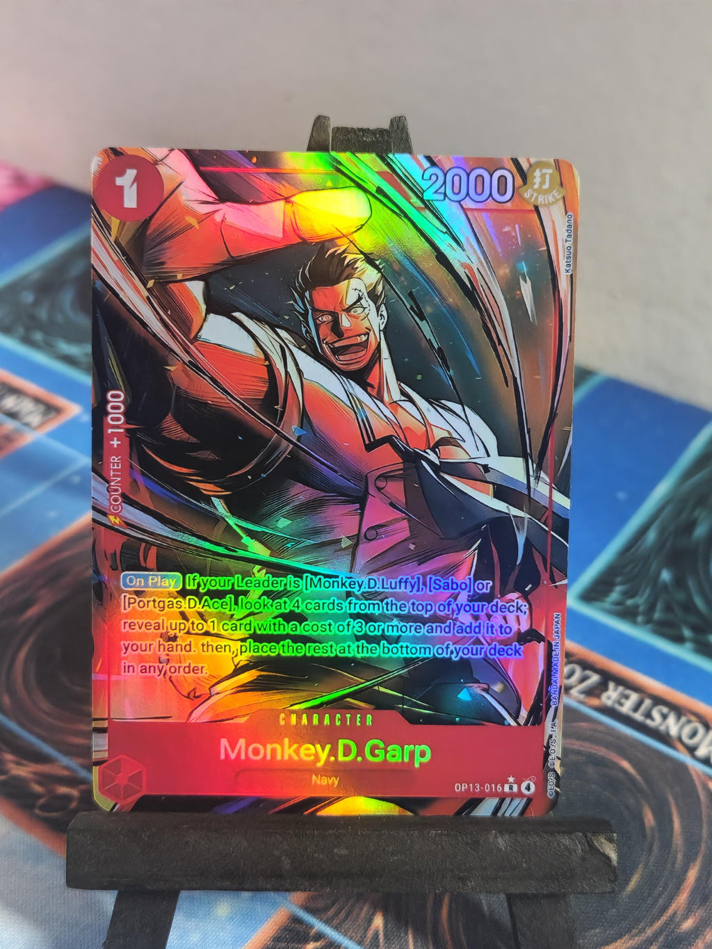 Monkey D Garp alt art op13-016 One Piece proxy