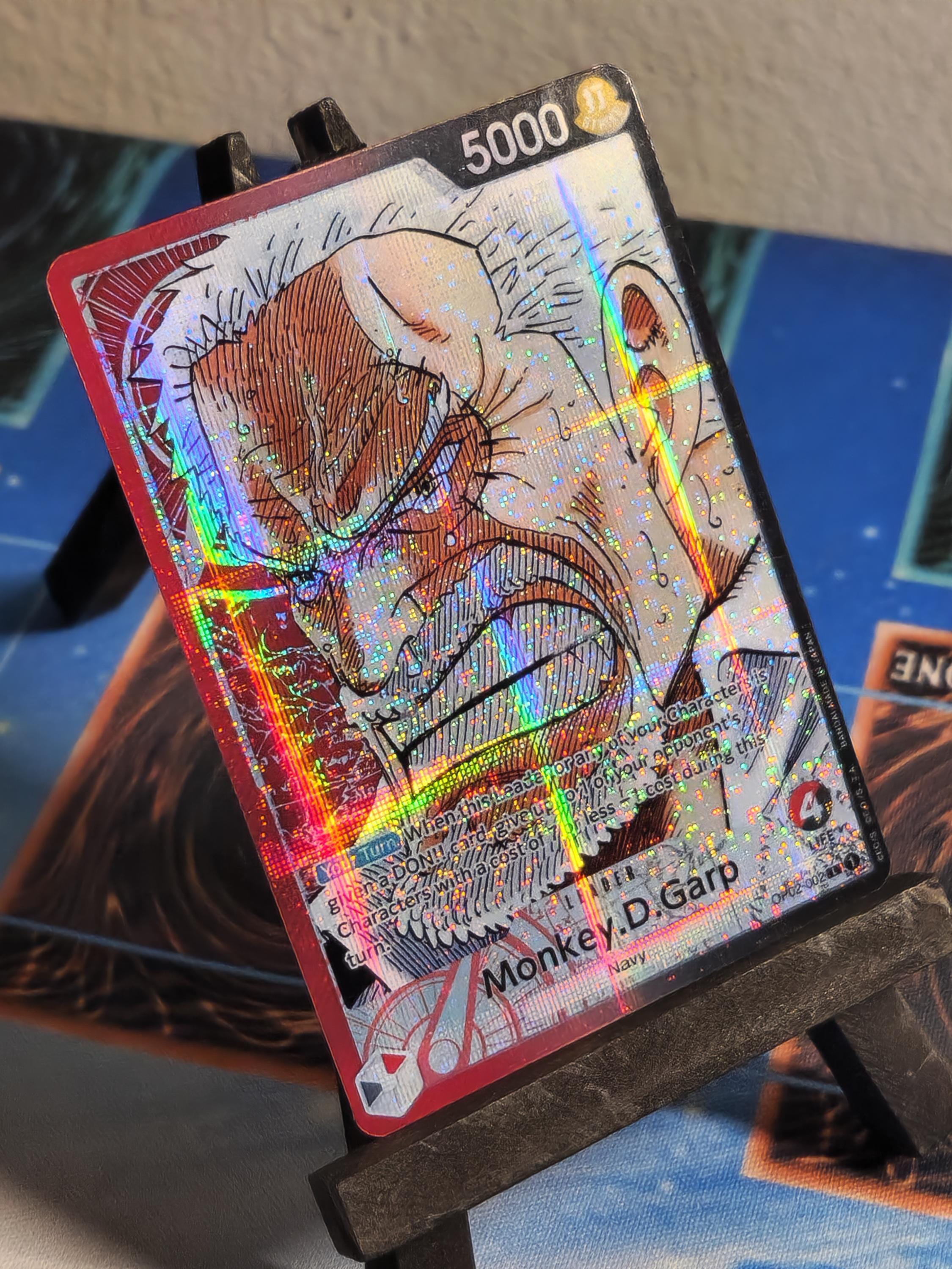 Monkey D. Garp op02-002  leader One Piece Proxy Card