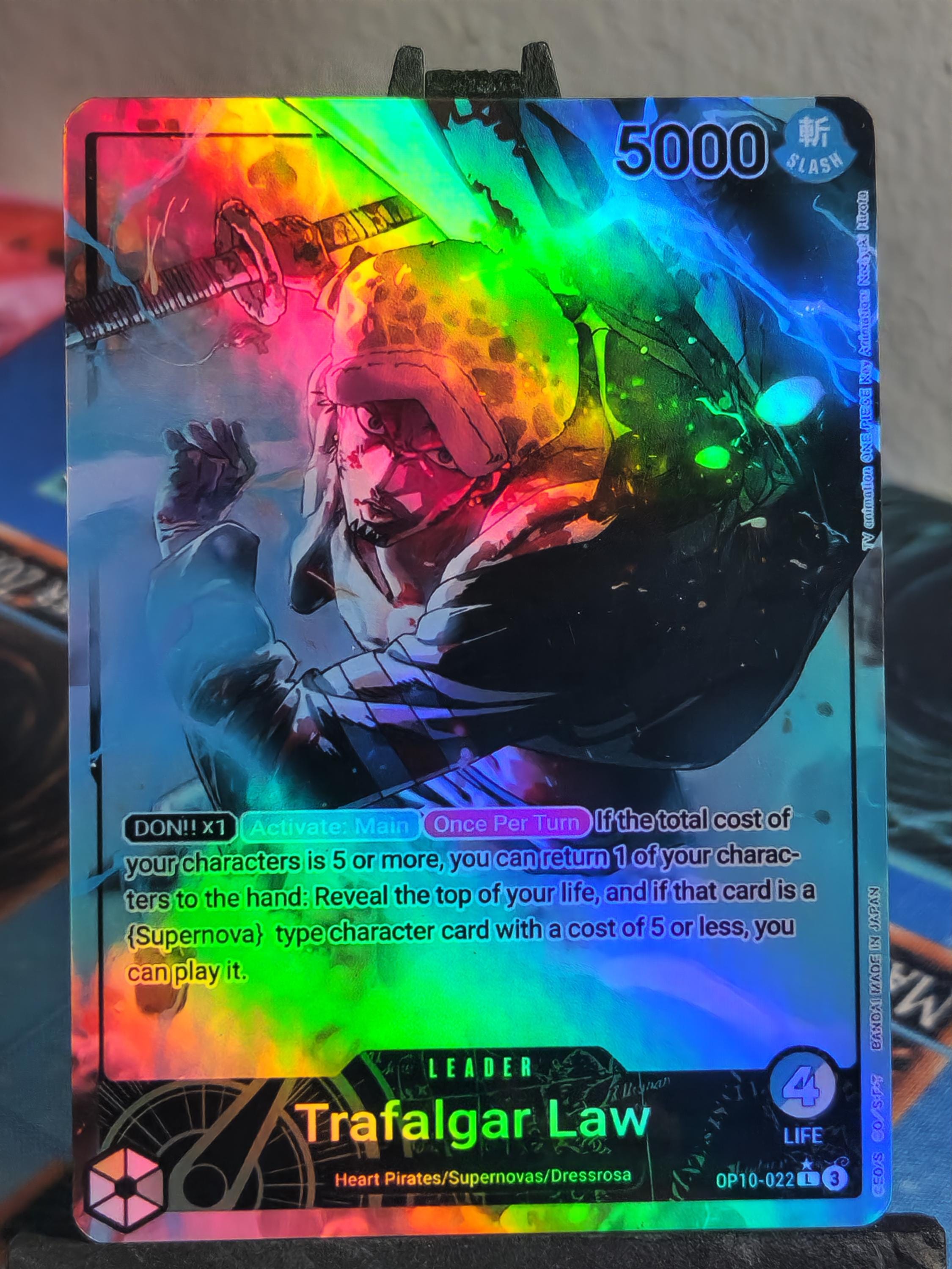 Trafalgar Law alt art  OP10-022 One Piece Proxy