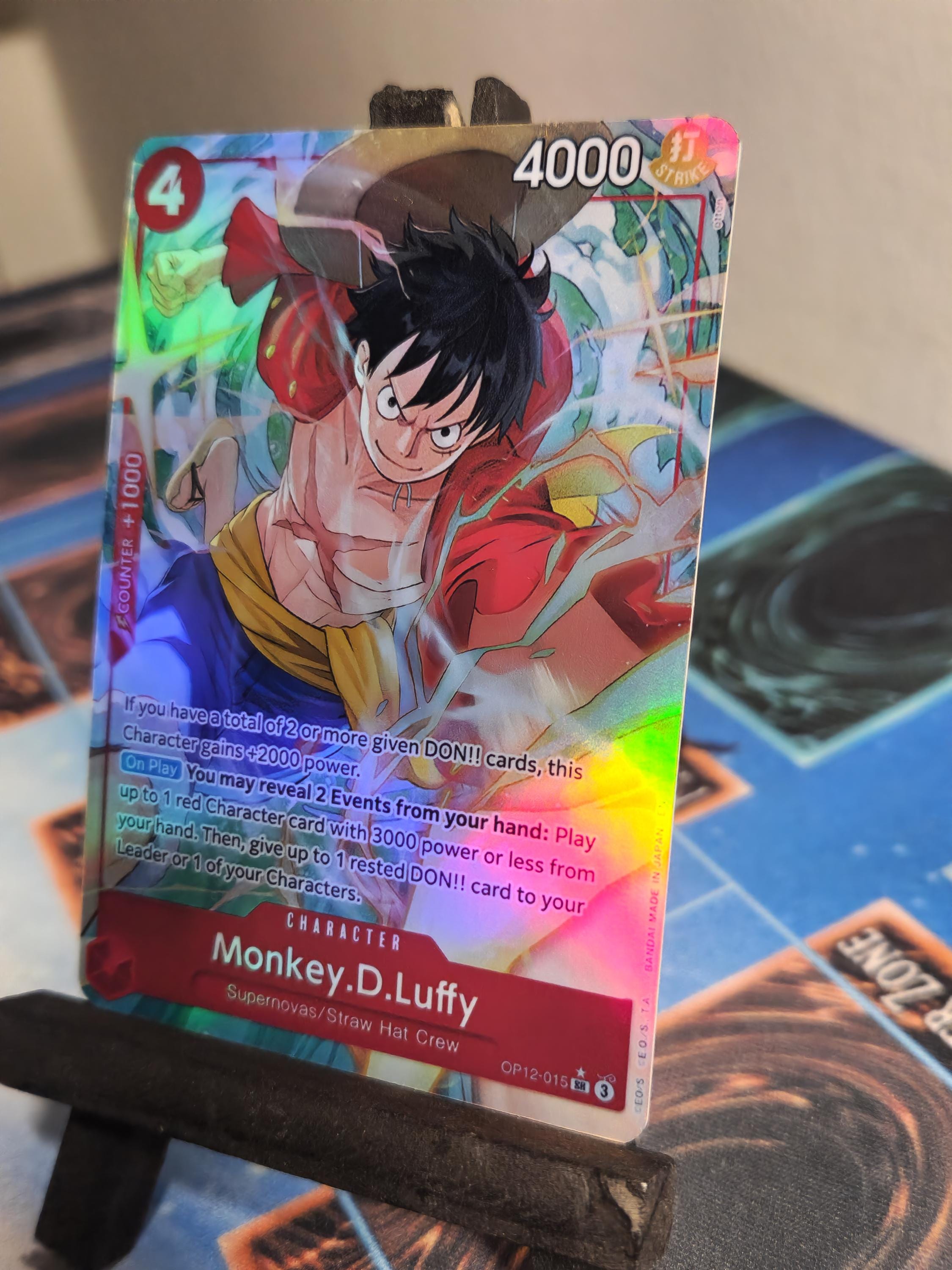 Monkey D Luffy alt art op12-015 One Piece proxy