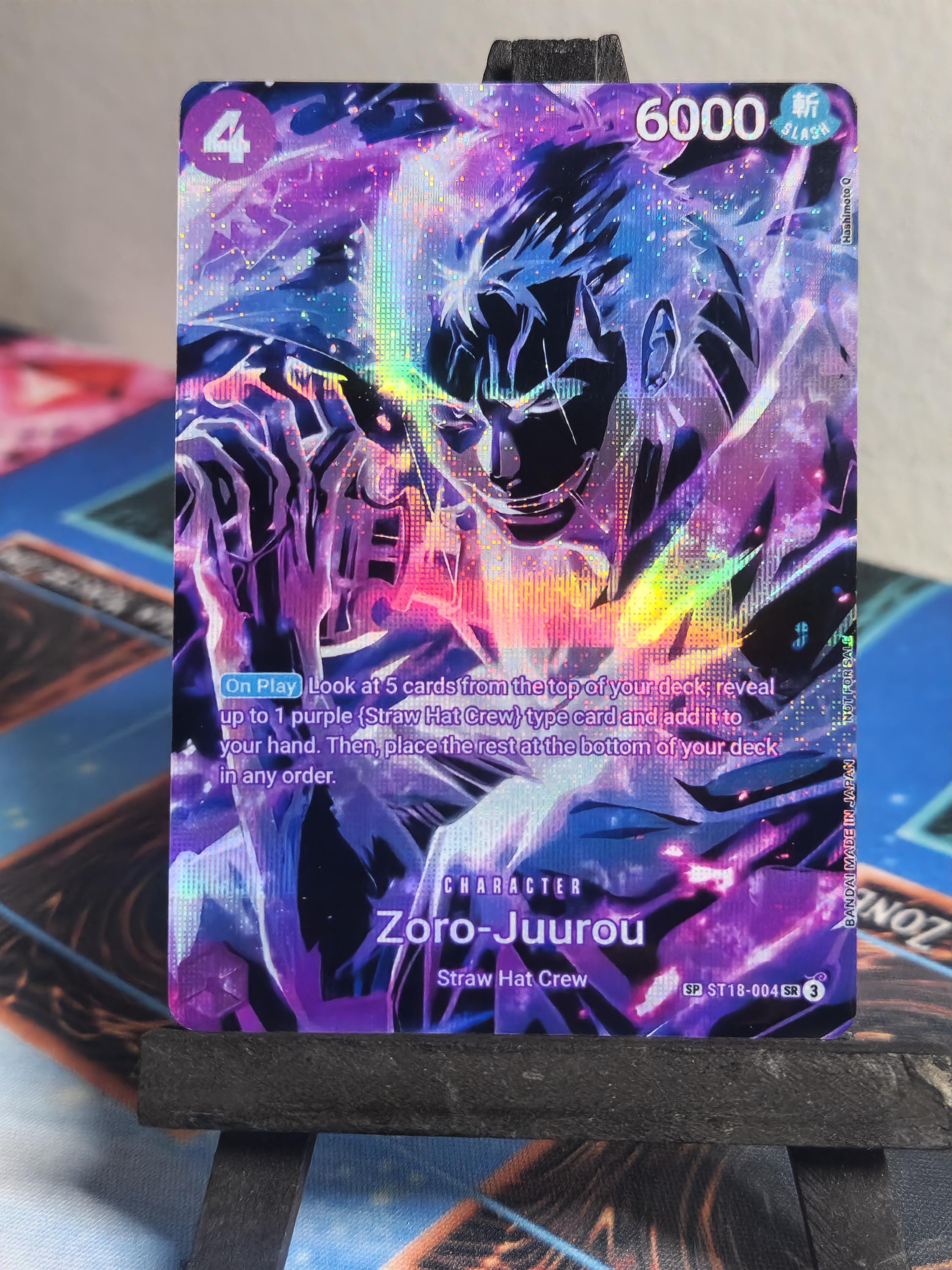 Zoro-Juurou SP alt art ST18-004 One Piece Proxy