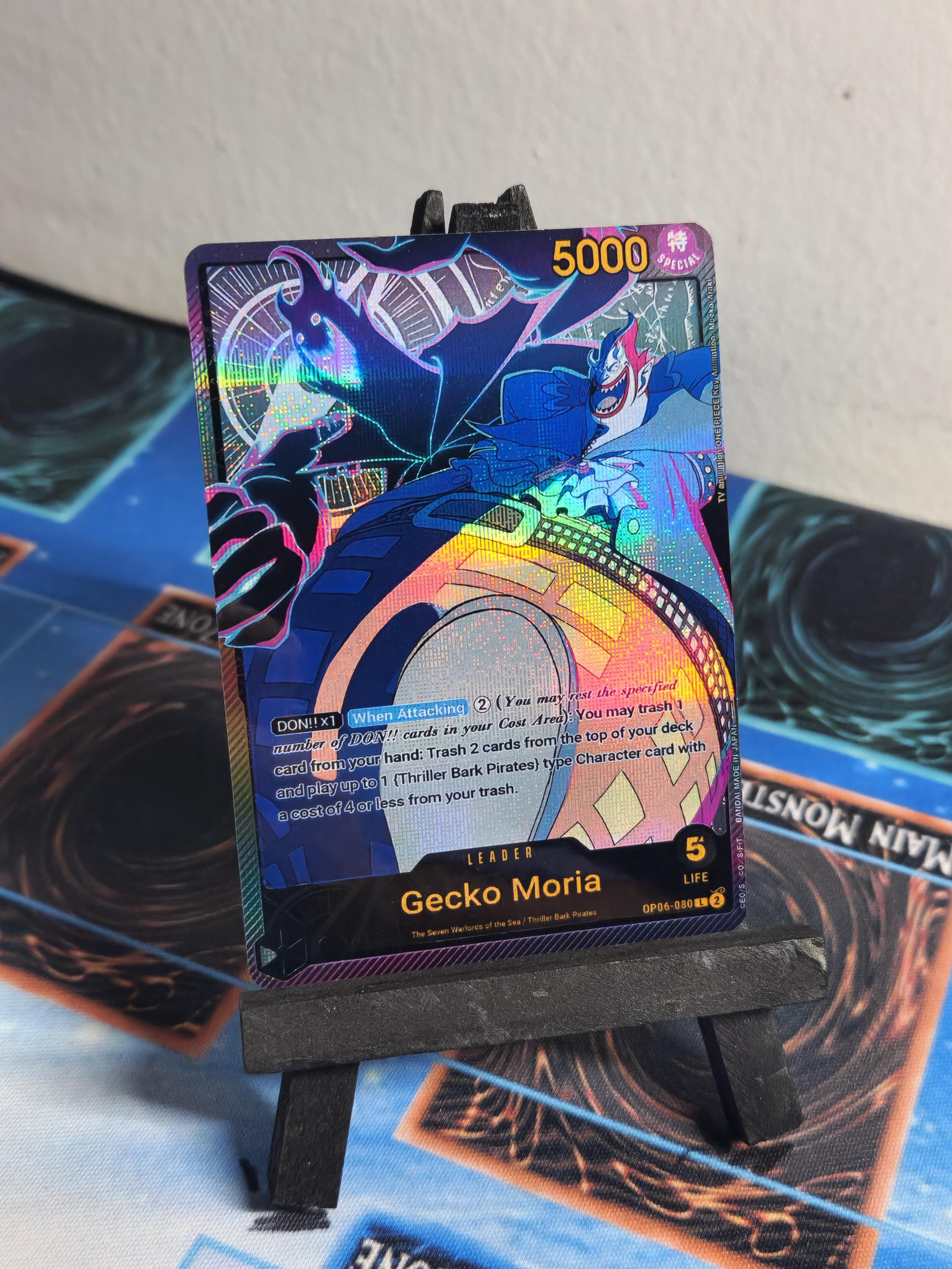 Gecko Moria Leader EB02 OP06-080 One Piece Proxy
