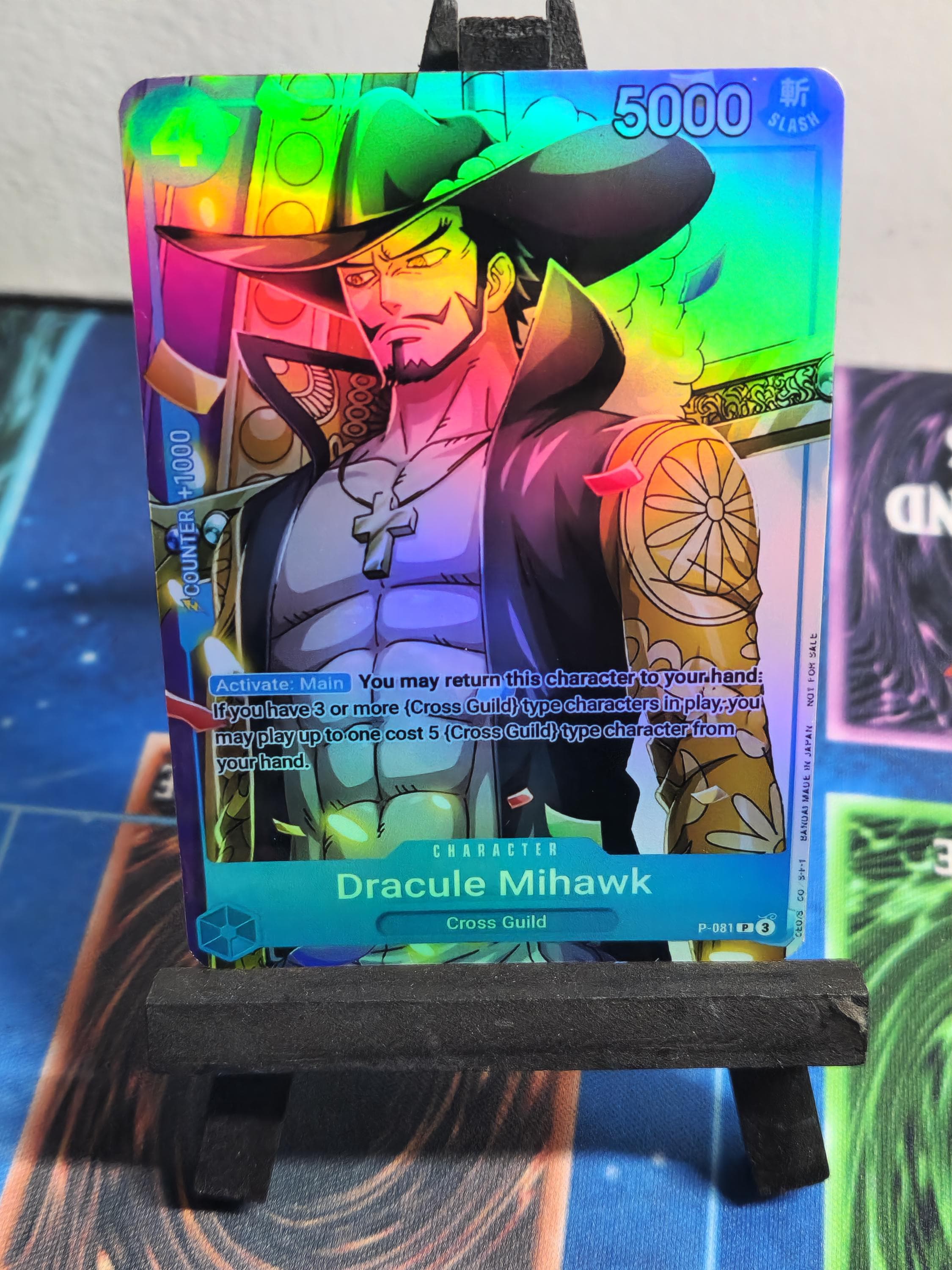 Dracule Mihawk promo  P-081 One Piece Proxy