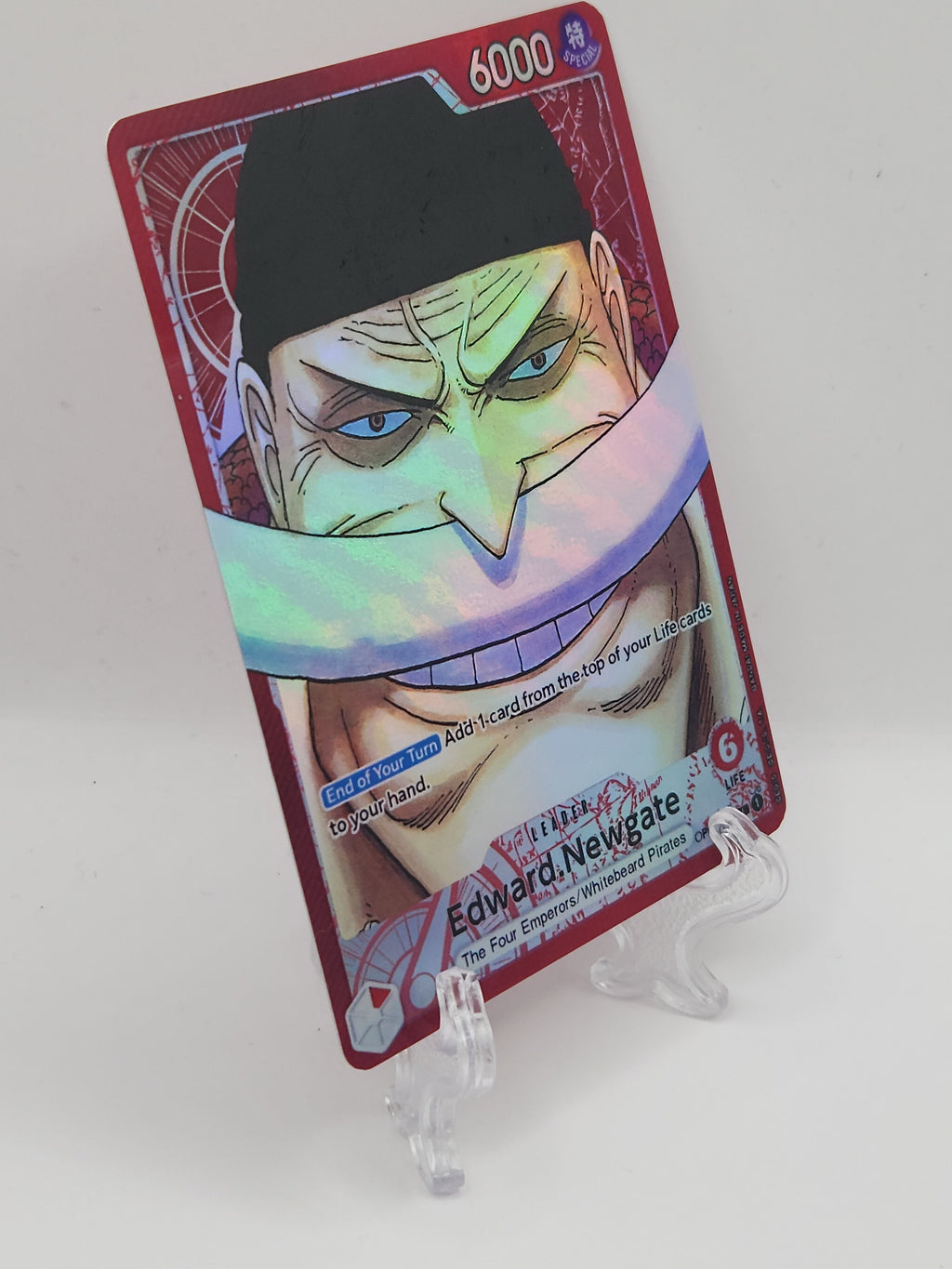 Edward Newgate op02-001  leader One Piece Proxy Card