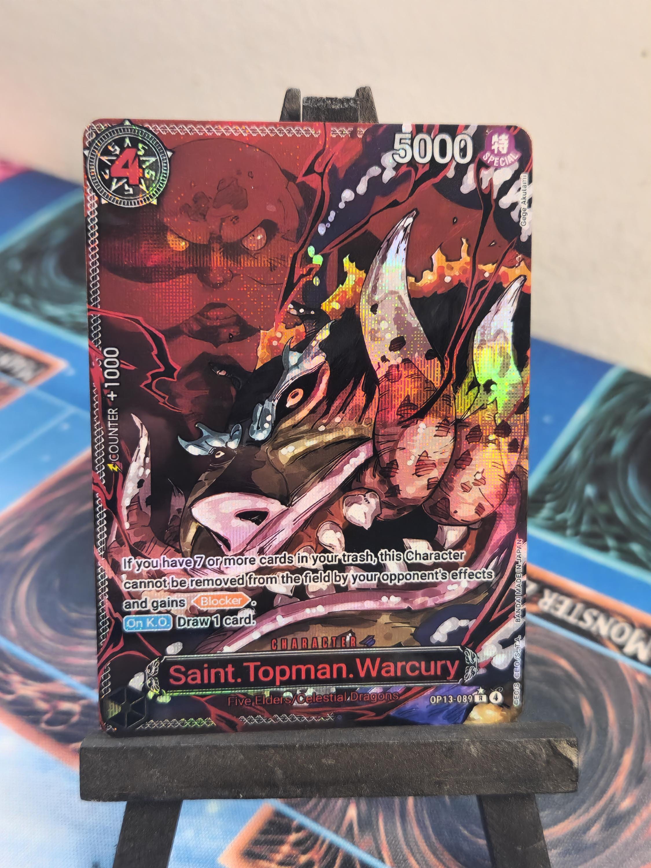 Saint Toppman Warcry alt art op13-089 One Piece proxy