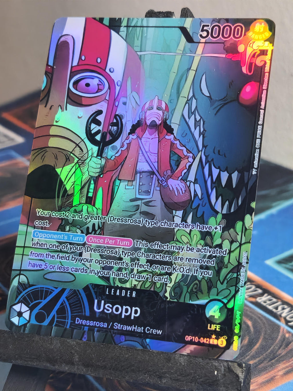 Usopp Leader alt art OP10-042 One Piece Proxy