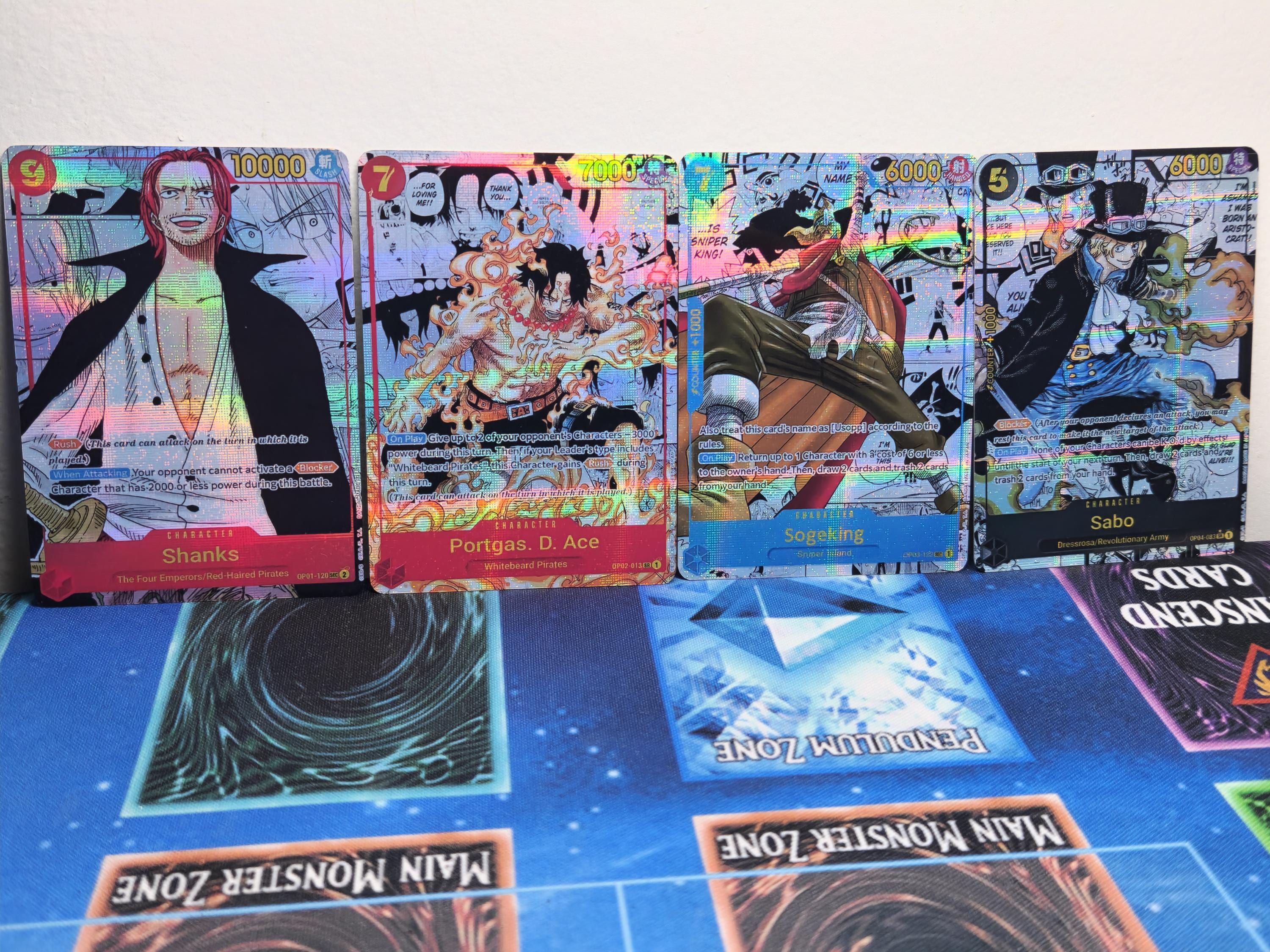 One Piece Manga Art Cards OP01-OP12 Read Description for Set Options