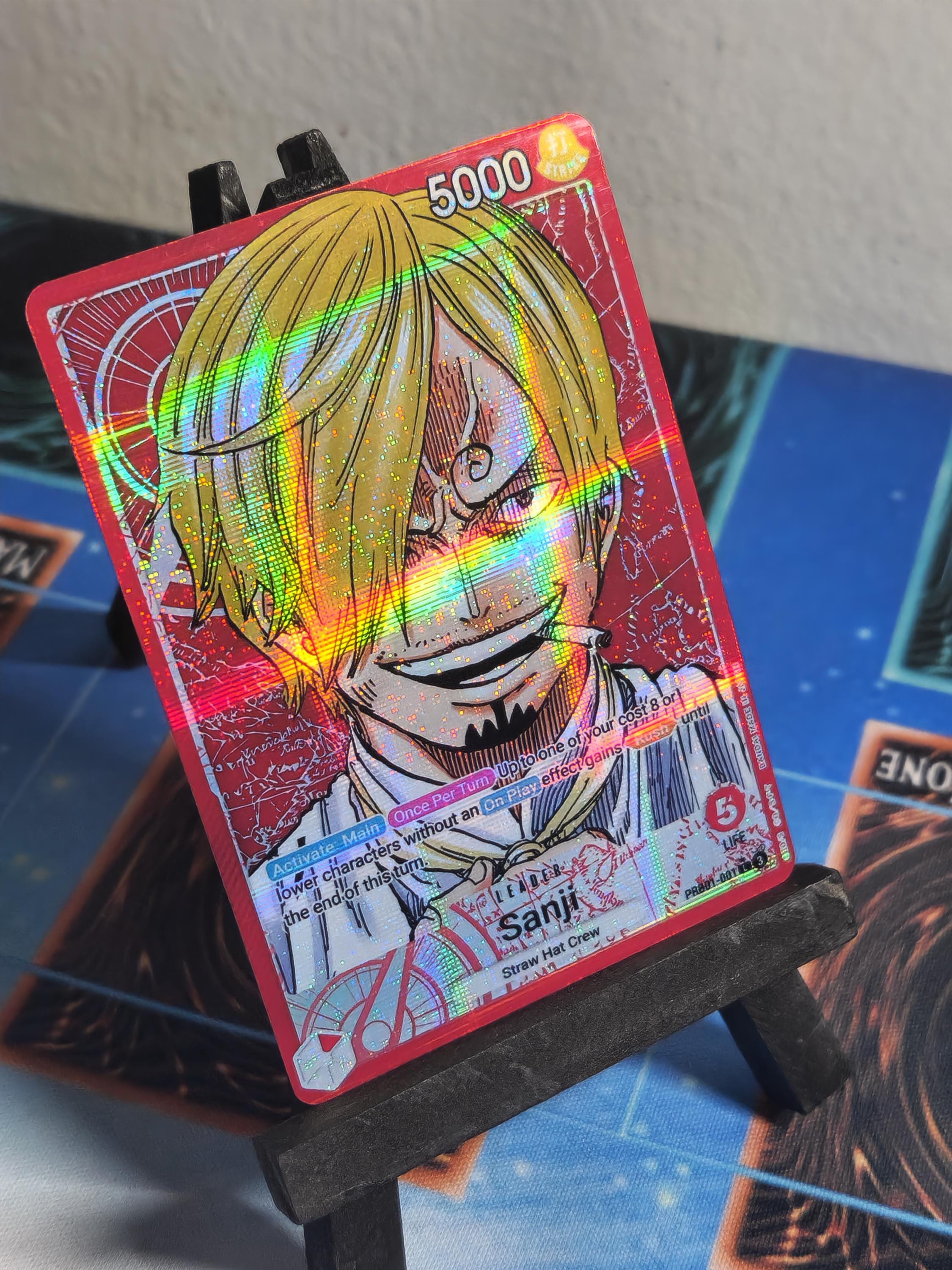 Sanji Leader Alt Art PRB01-001 One Piece Proxy Card