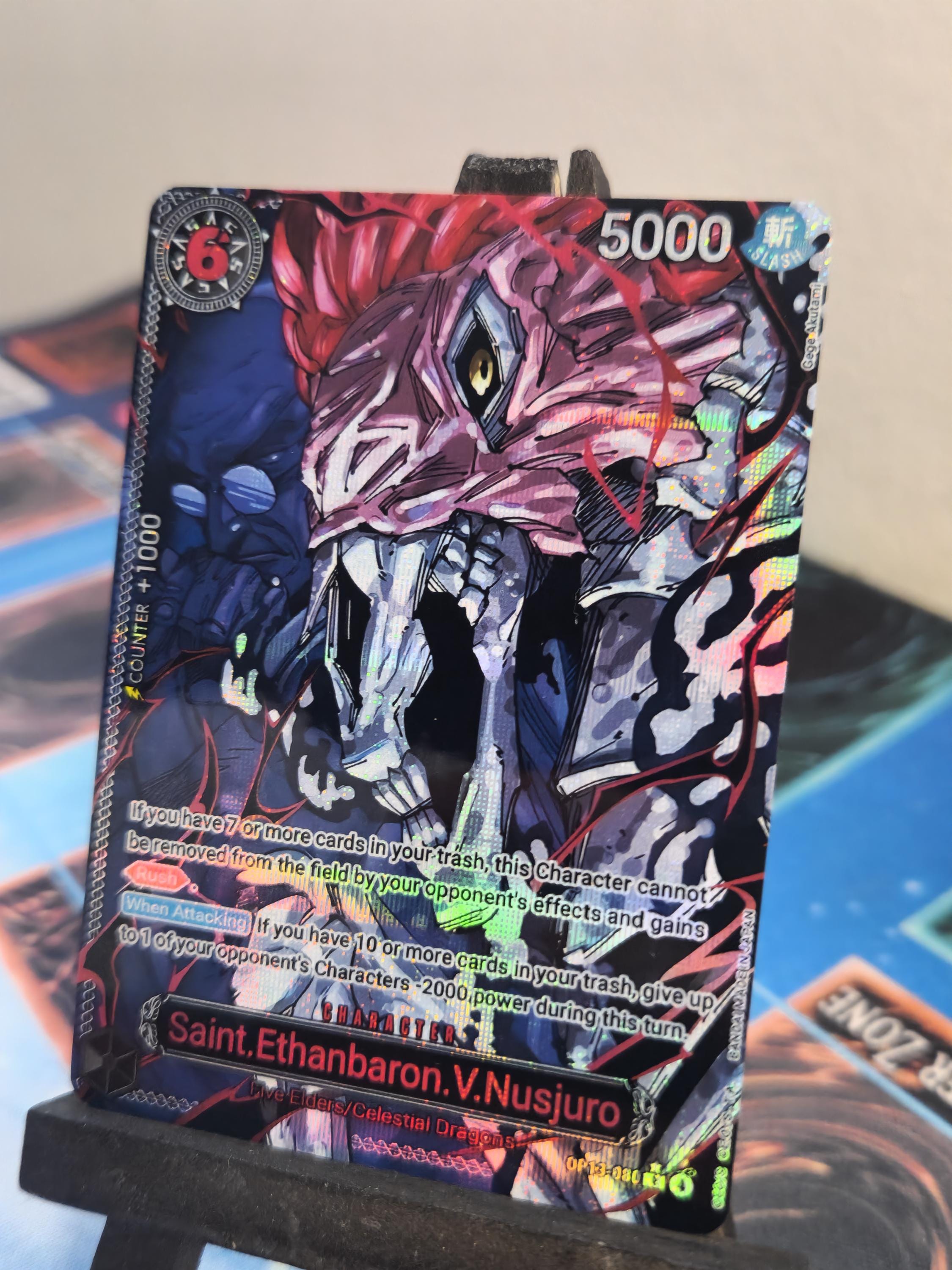 Saint Ethanbaron V Nusjuro alt art op13-080 One Piece proxy