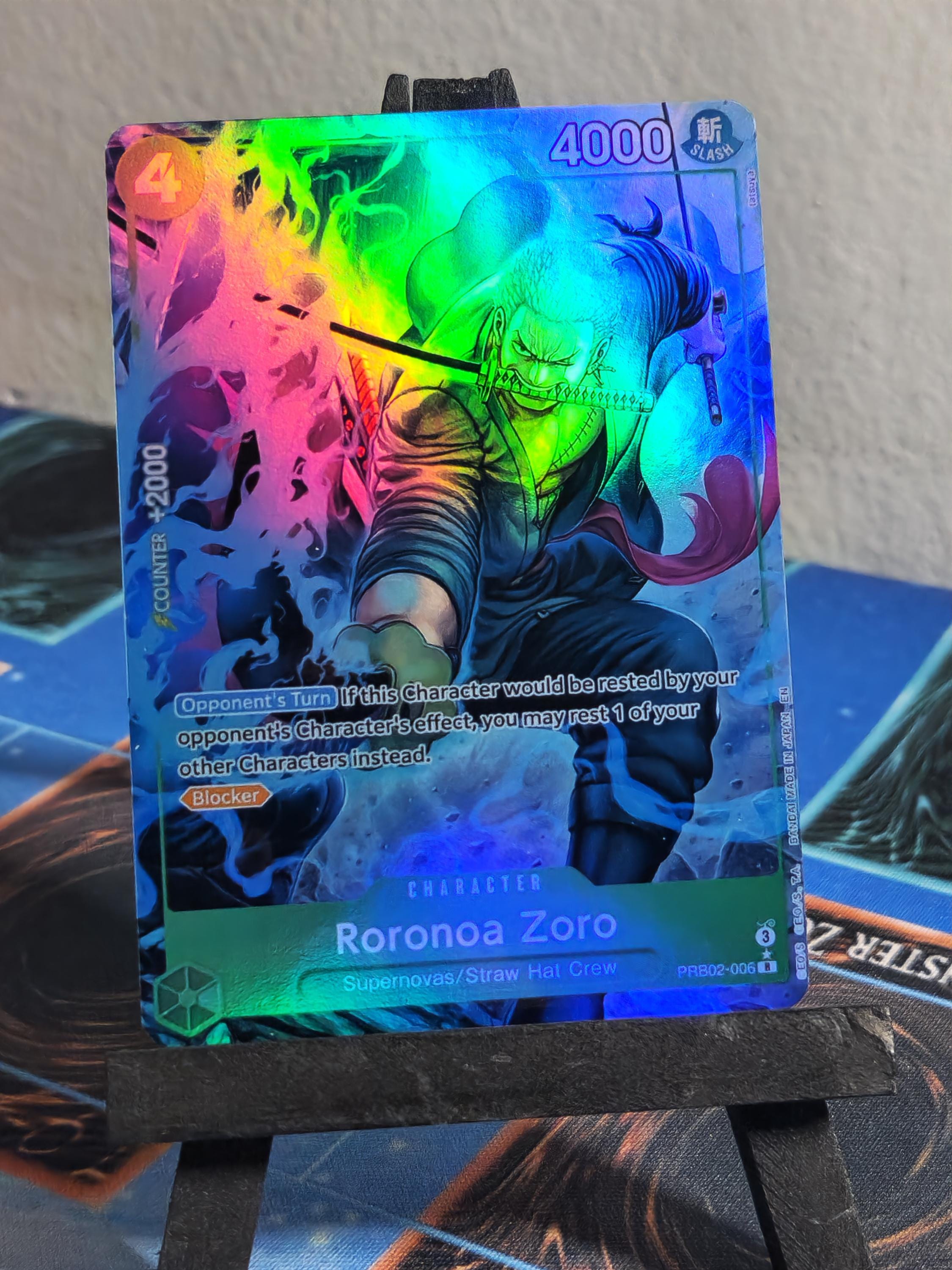 Roronoa Zoro alt art PRB02-006 One Piece proxy