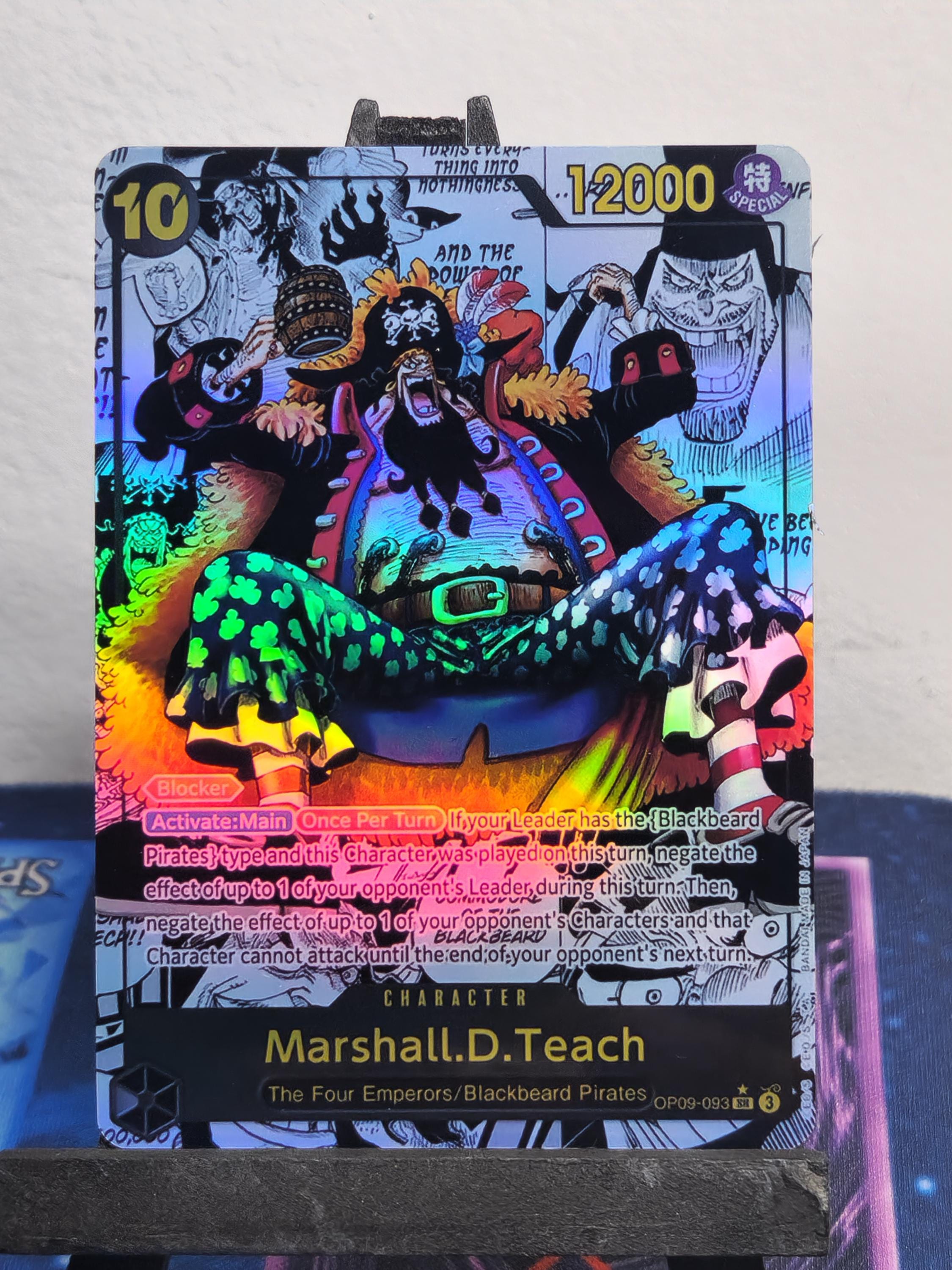 Marshall D Teach manga alt art op09-119 One Piece Proxy