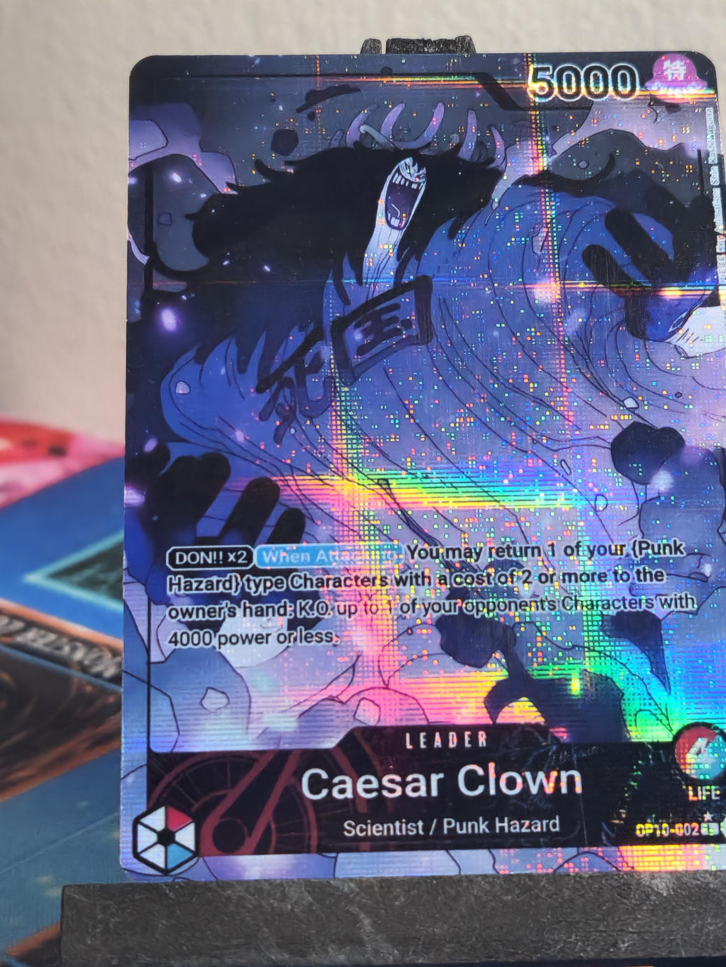 Caesar Clown Leader alt art  OP10-002 One Piece Proxy Card