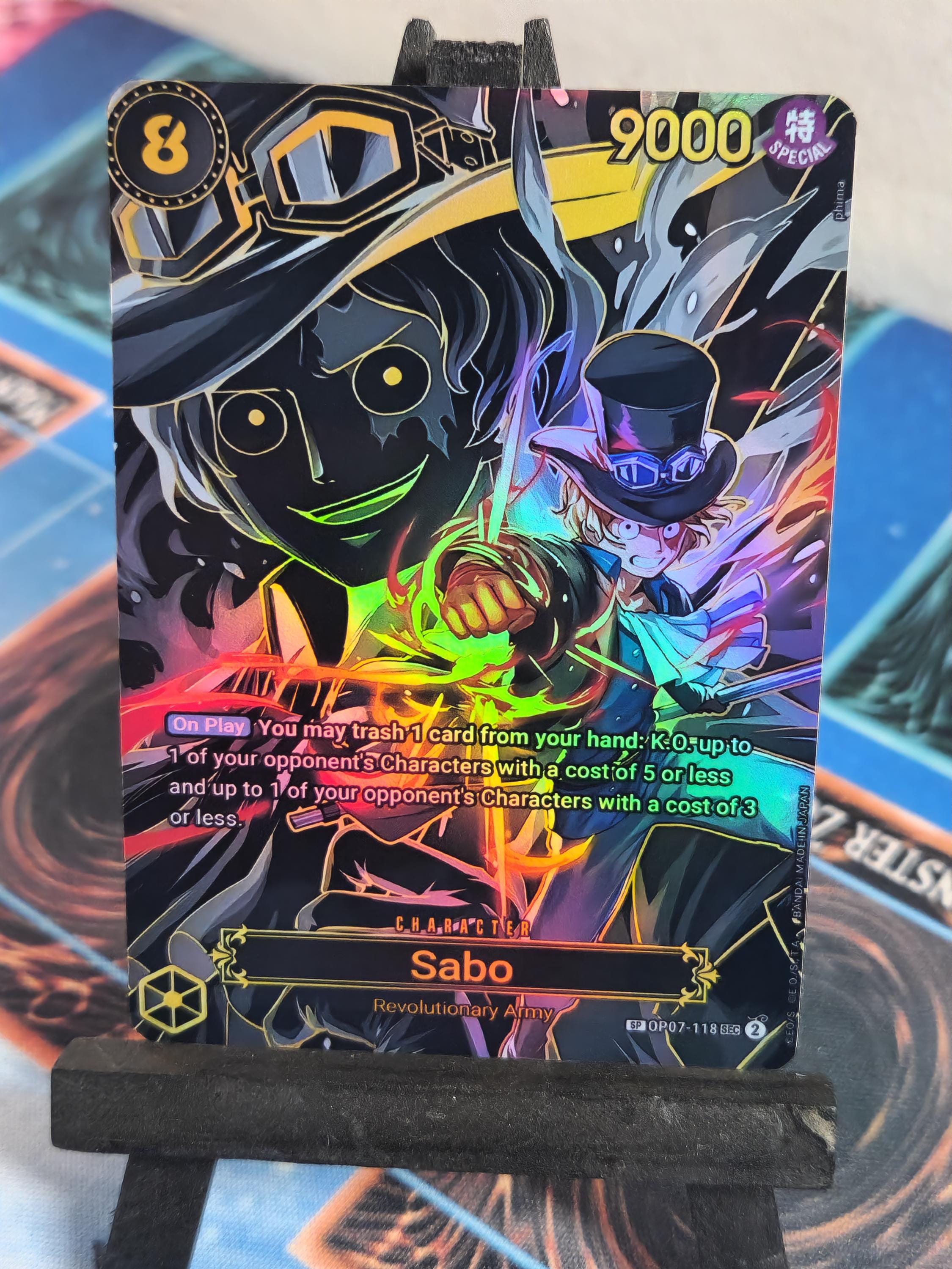 Sabo SP alt art op07-118 One Piece Proxy op13