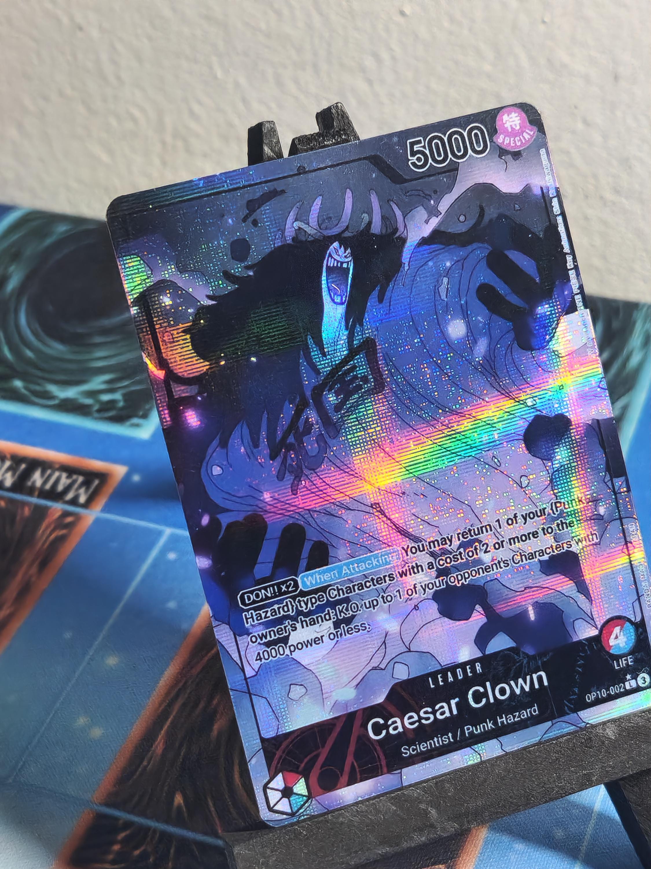 Caesar Clown Leader alt art  OP10-002 One Piece Proxy Card