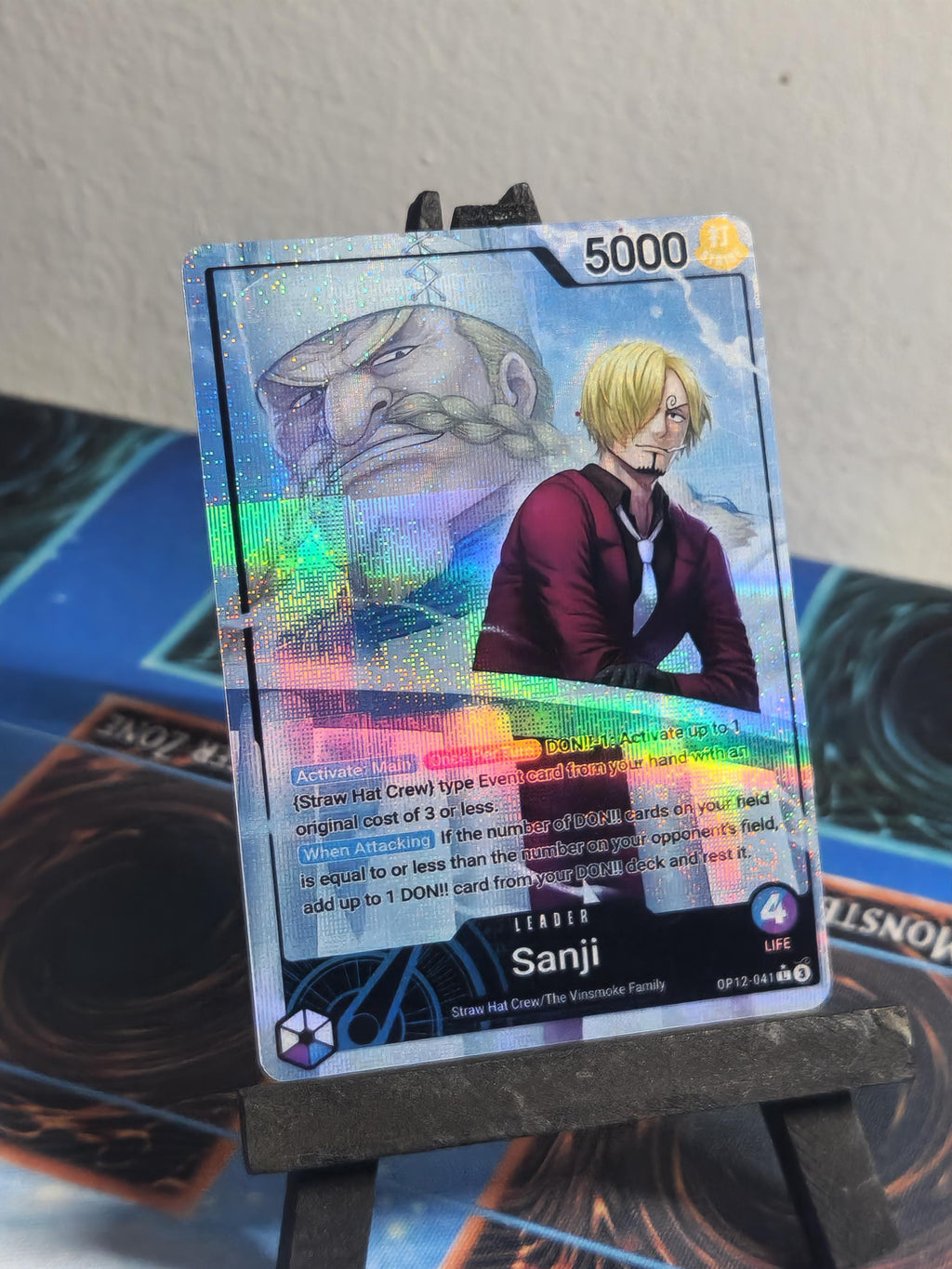 Sanji Leader alt art op12-041 One Piece proxy