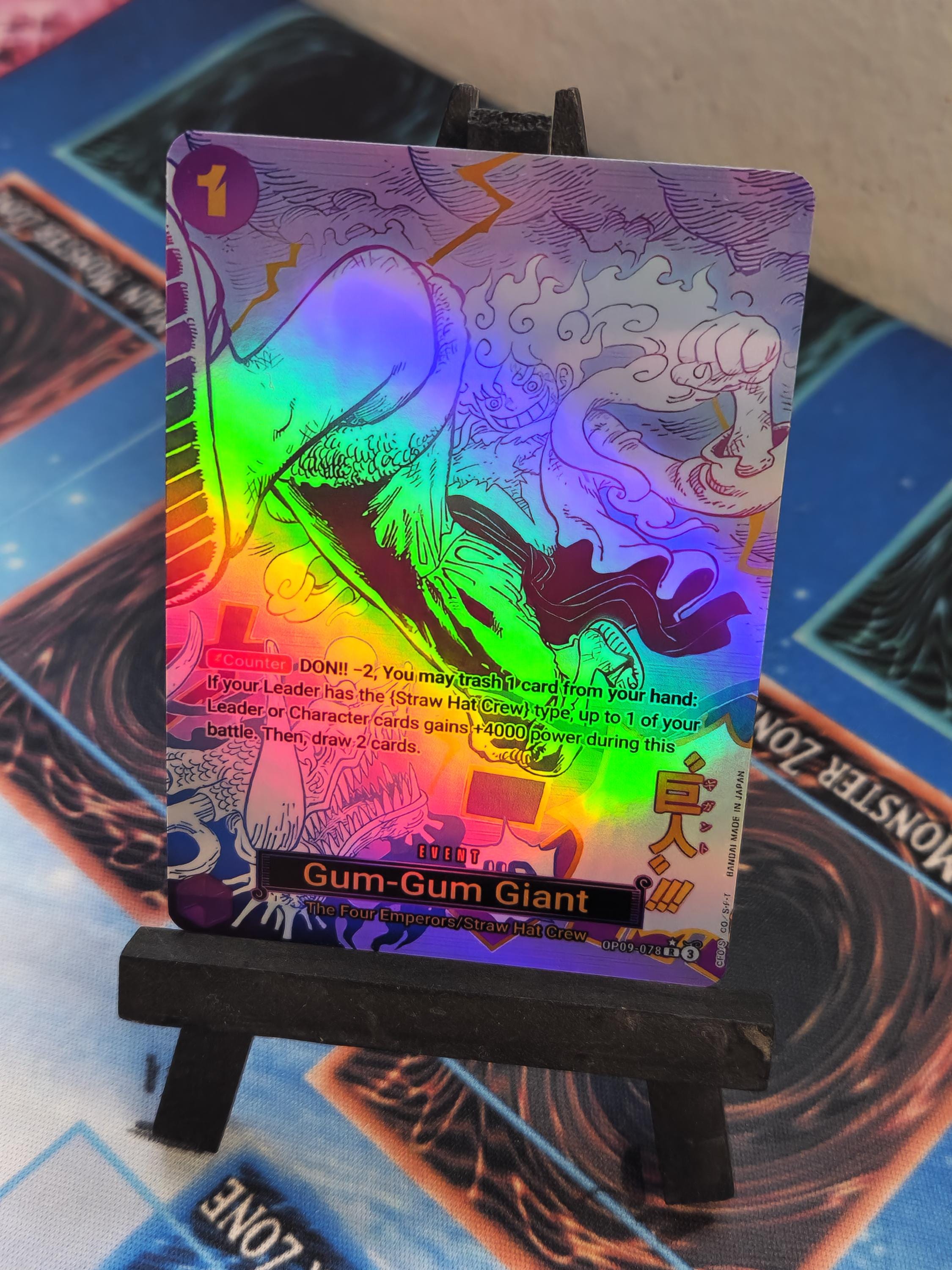 Gum Gum Giant manga alt art op09-078 prb02 One Piece proxy