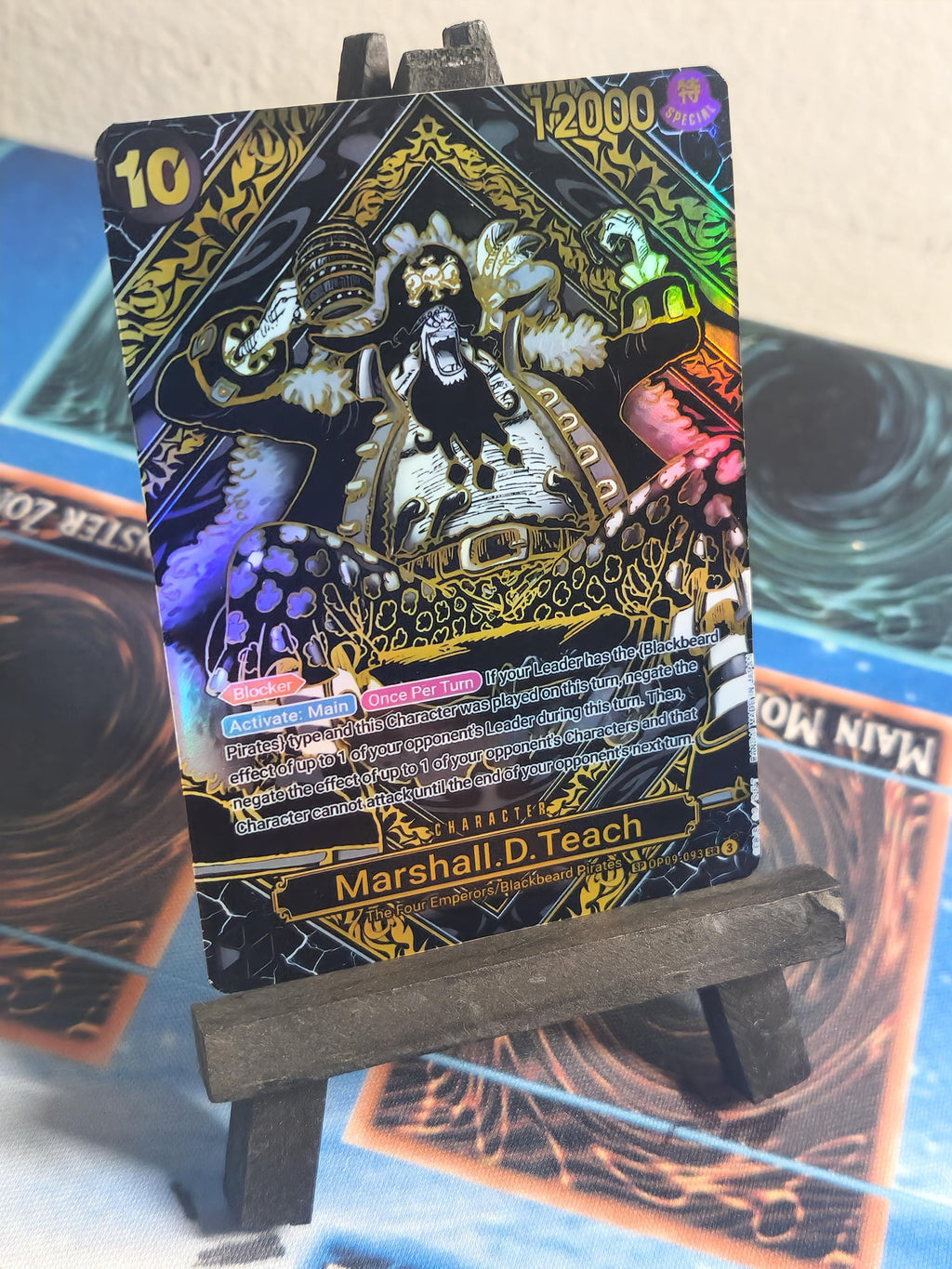 Marshall D Teach SP black and gold alt art op09-093 One Piece Proxy