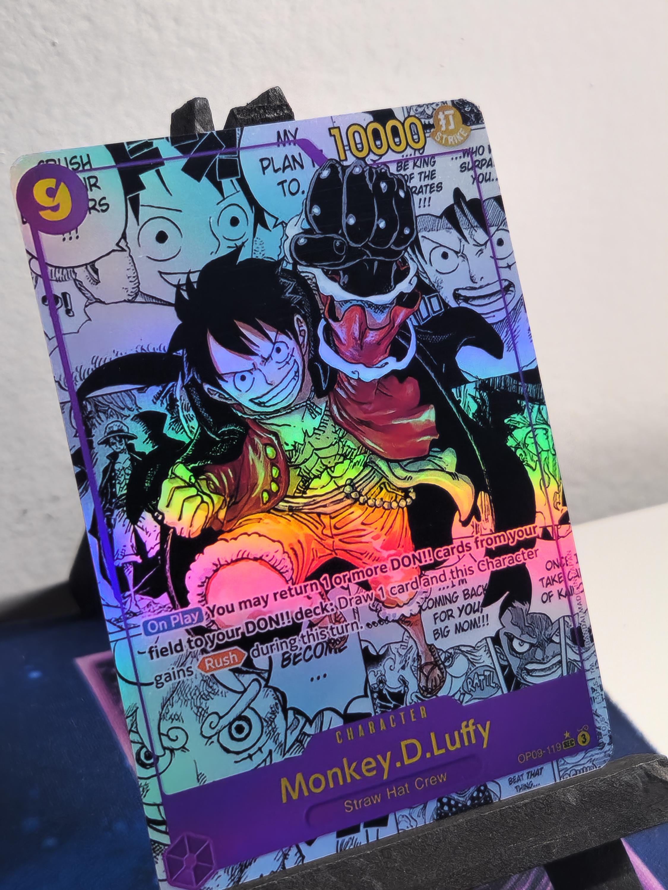 Monkey D Luffy manga alt art op09-119 One Piece Proxy