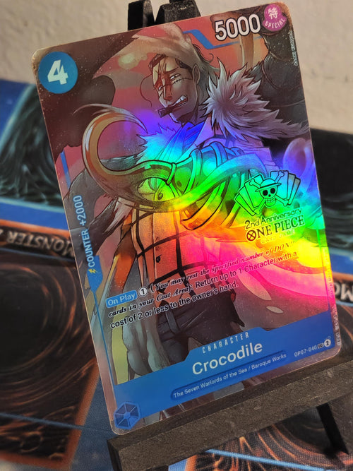 Crocodile 2nd Anniversary alt art op07-040 One Piece proxy