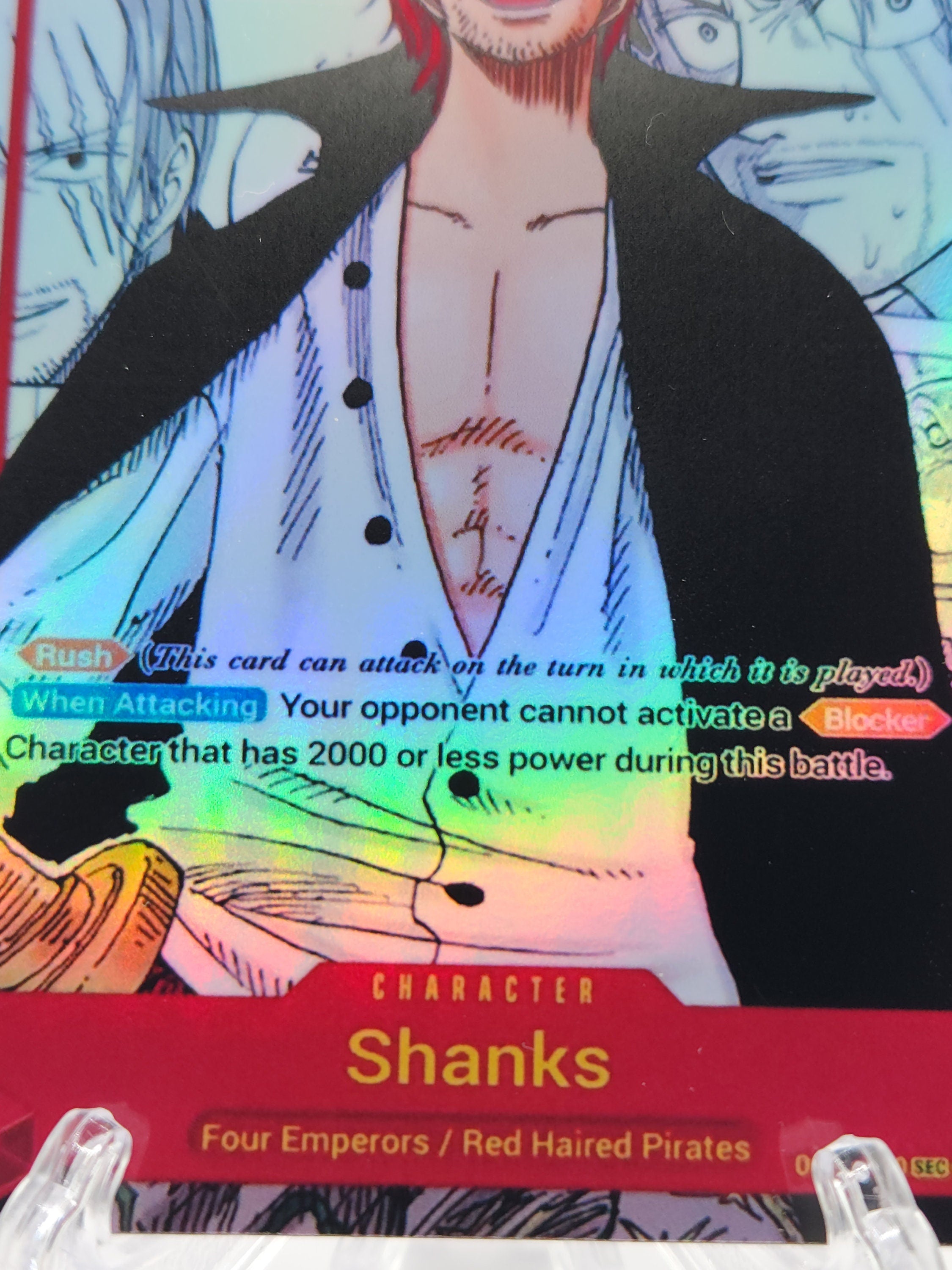 Shanks Manga Art op01-120 One Piece Proxy