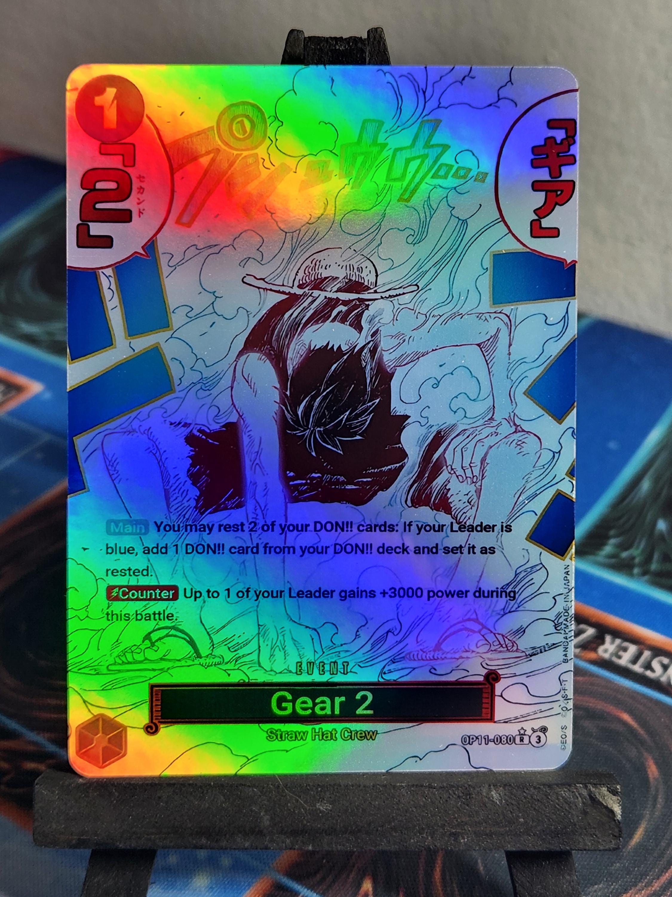Gear 2 alt art OP11-080 One Piece Proxy