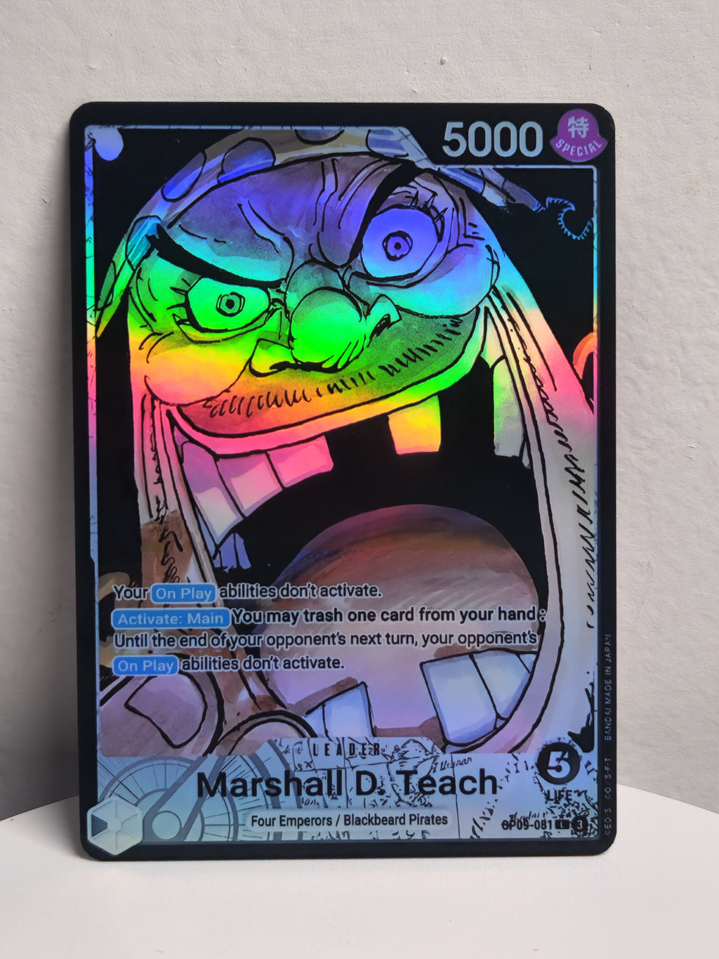 Marshall D Teach Leader  op09-081 One Piece Proxy