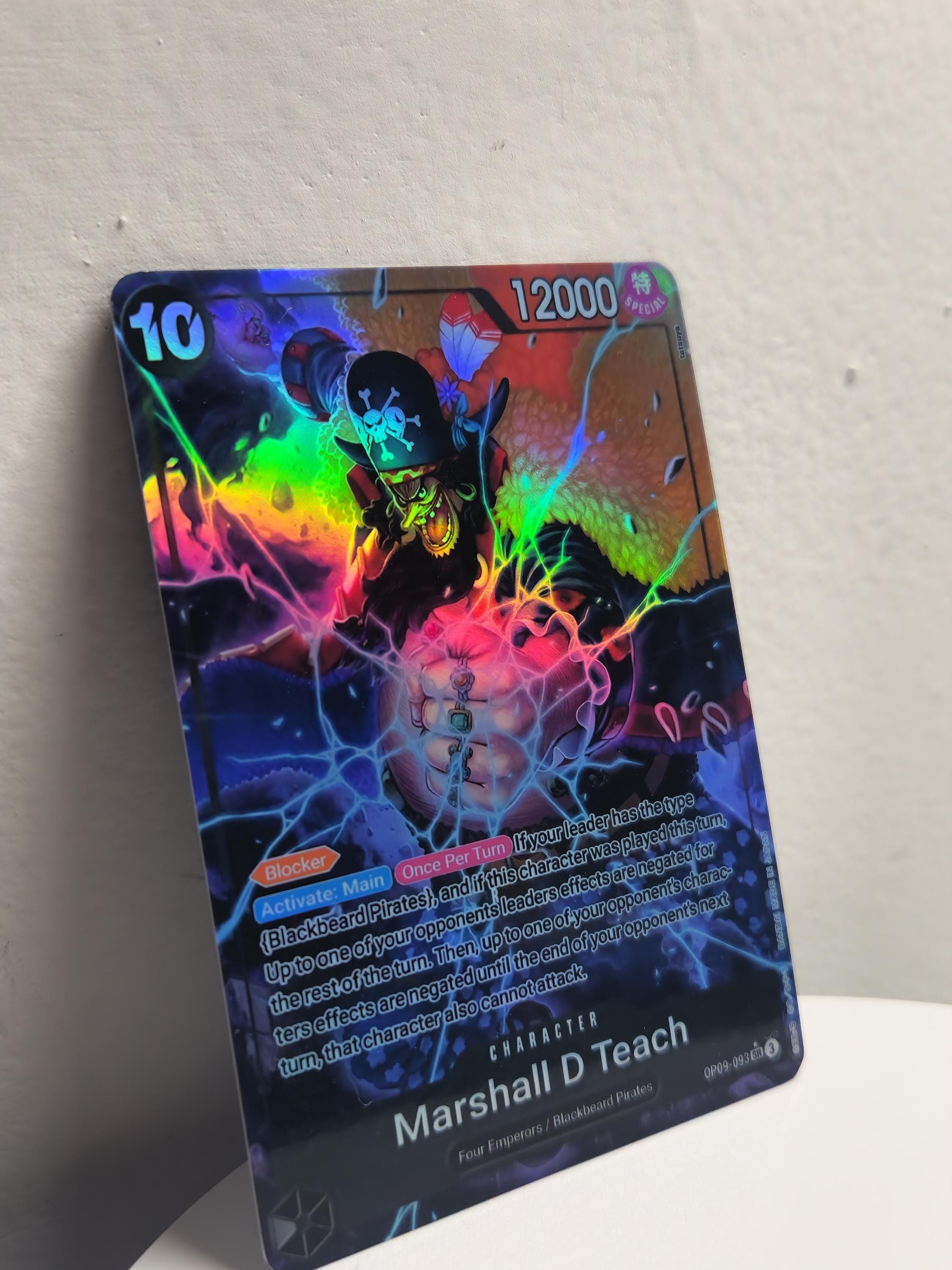Marshall D Teach alt art op09-093 One Piece Proxy
