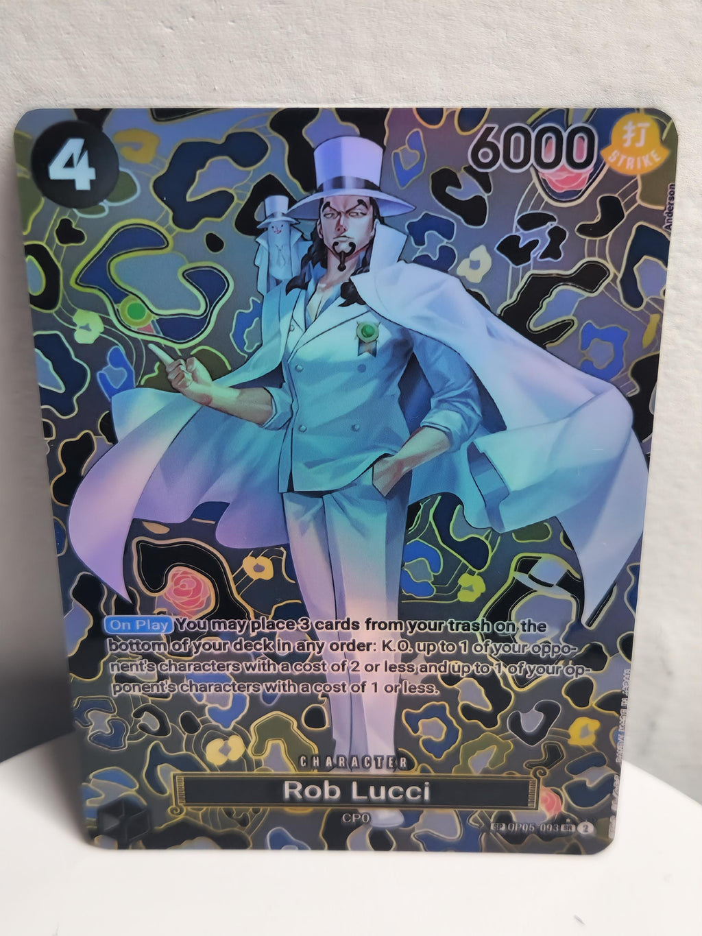 Rob Lucci SP alt art op05-093 One Piece Proxy
