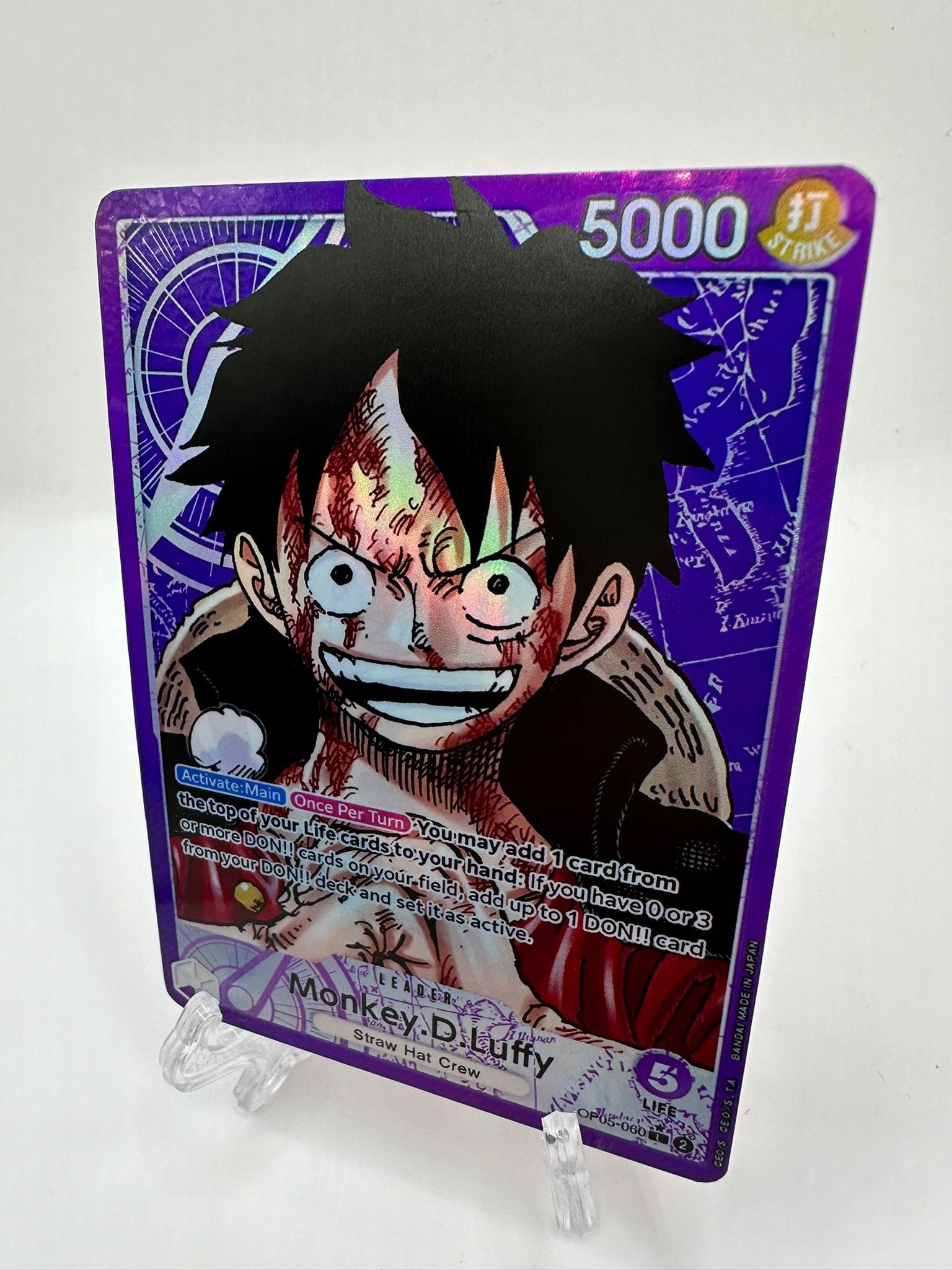 One Piece Monkey D Luffy Leader op05-060 proxy
