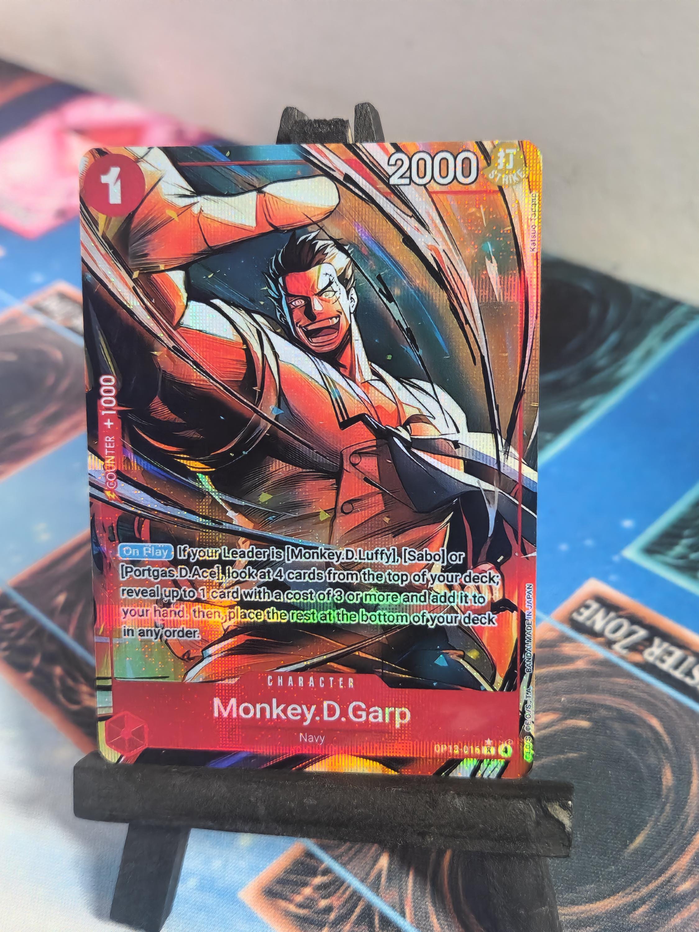 Monkey D Garp alt art op13-016 One Piece proxy