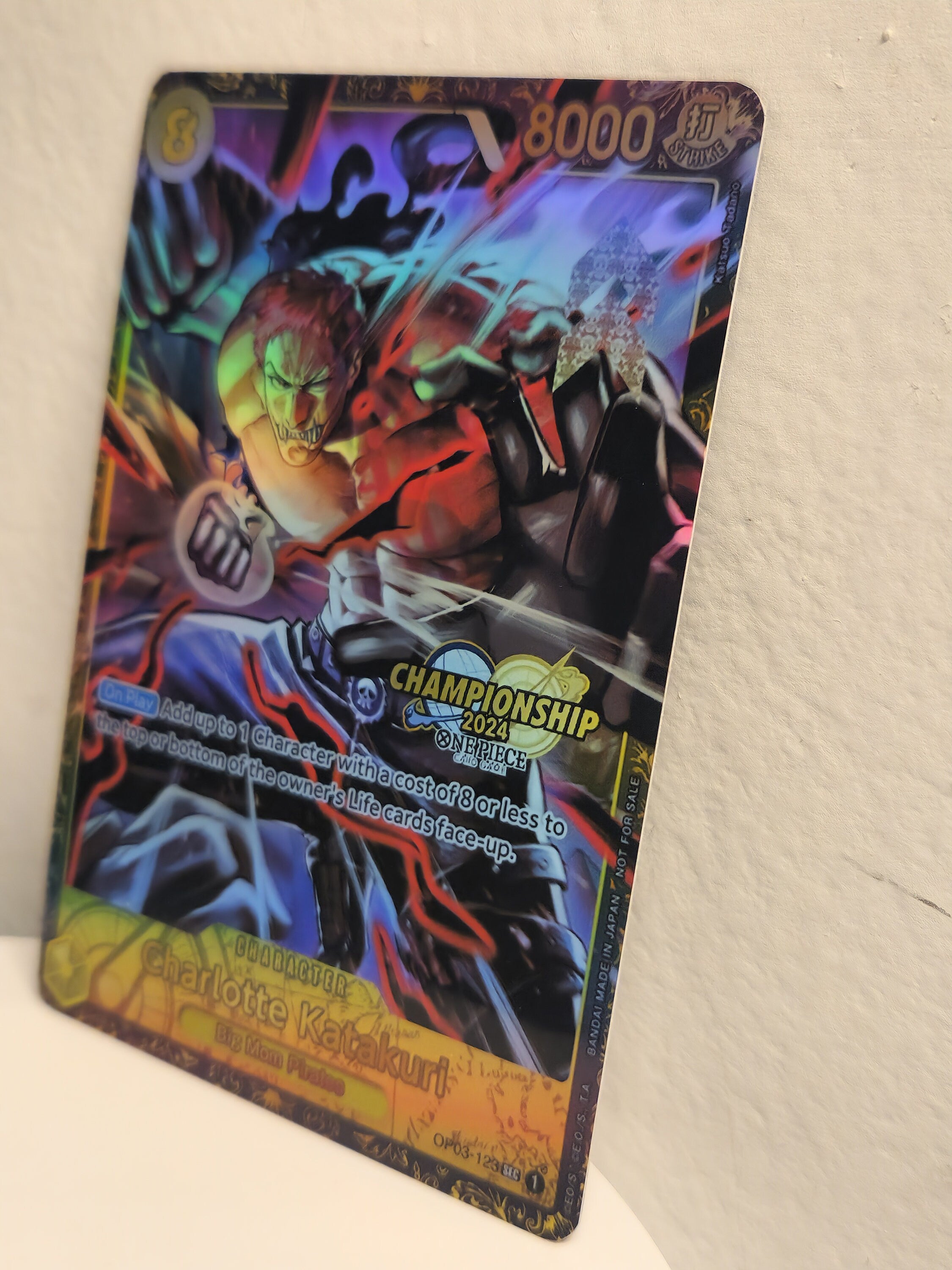 Charlotte Katakuri  championship alt art op03-123 One Piece proxy
