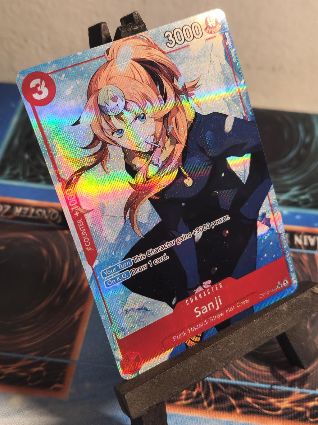 Sanji alt art OP10-005 One Piece Proxy Card