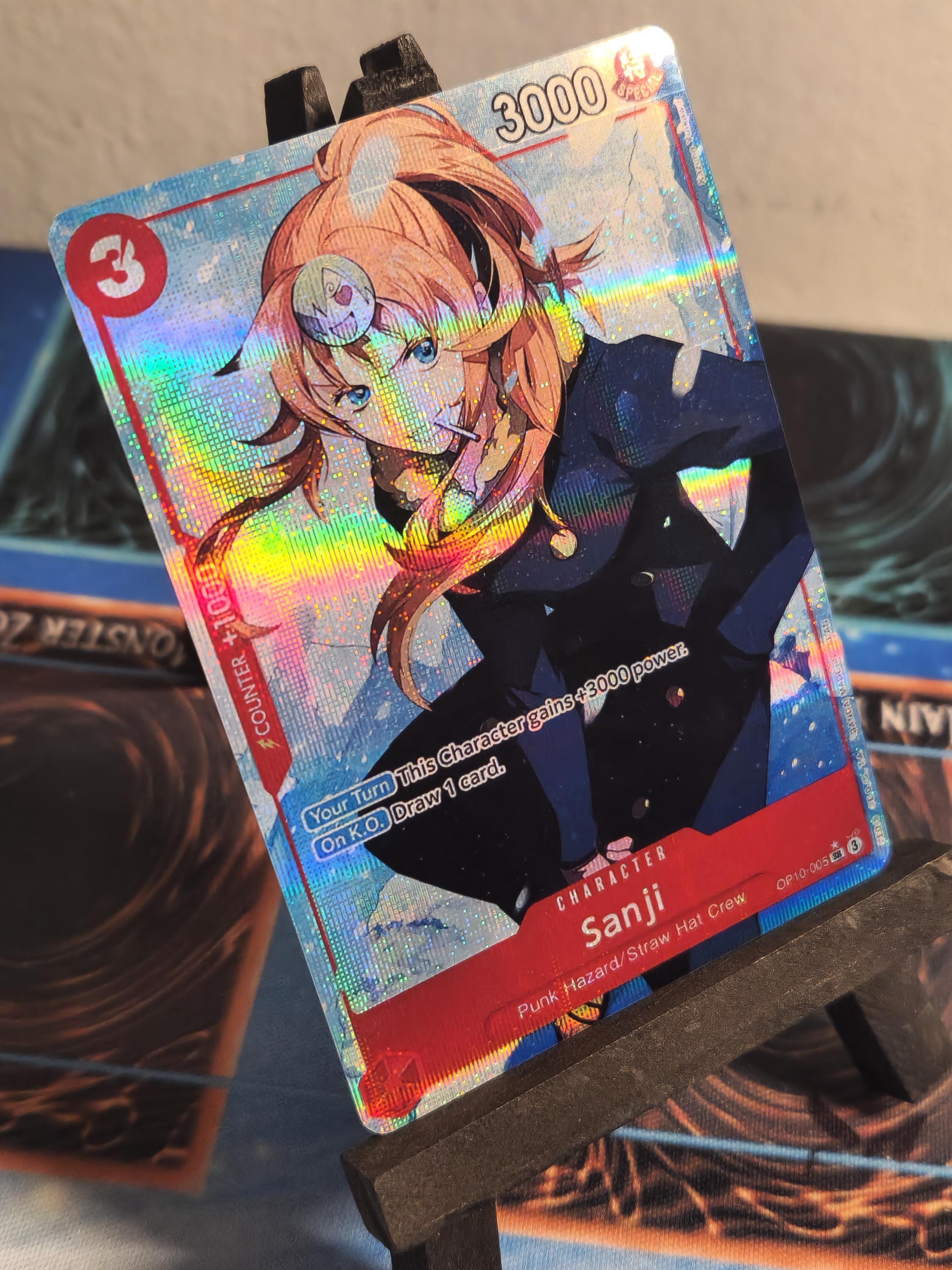 Sanji alt art OP10-005 One Piece Proxy Card
