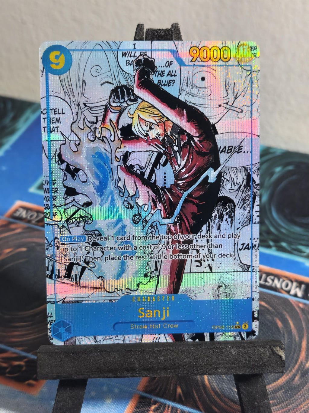 Sanji manga PRB 02 op06-119 One Piece Proxy