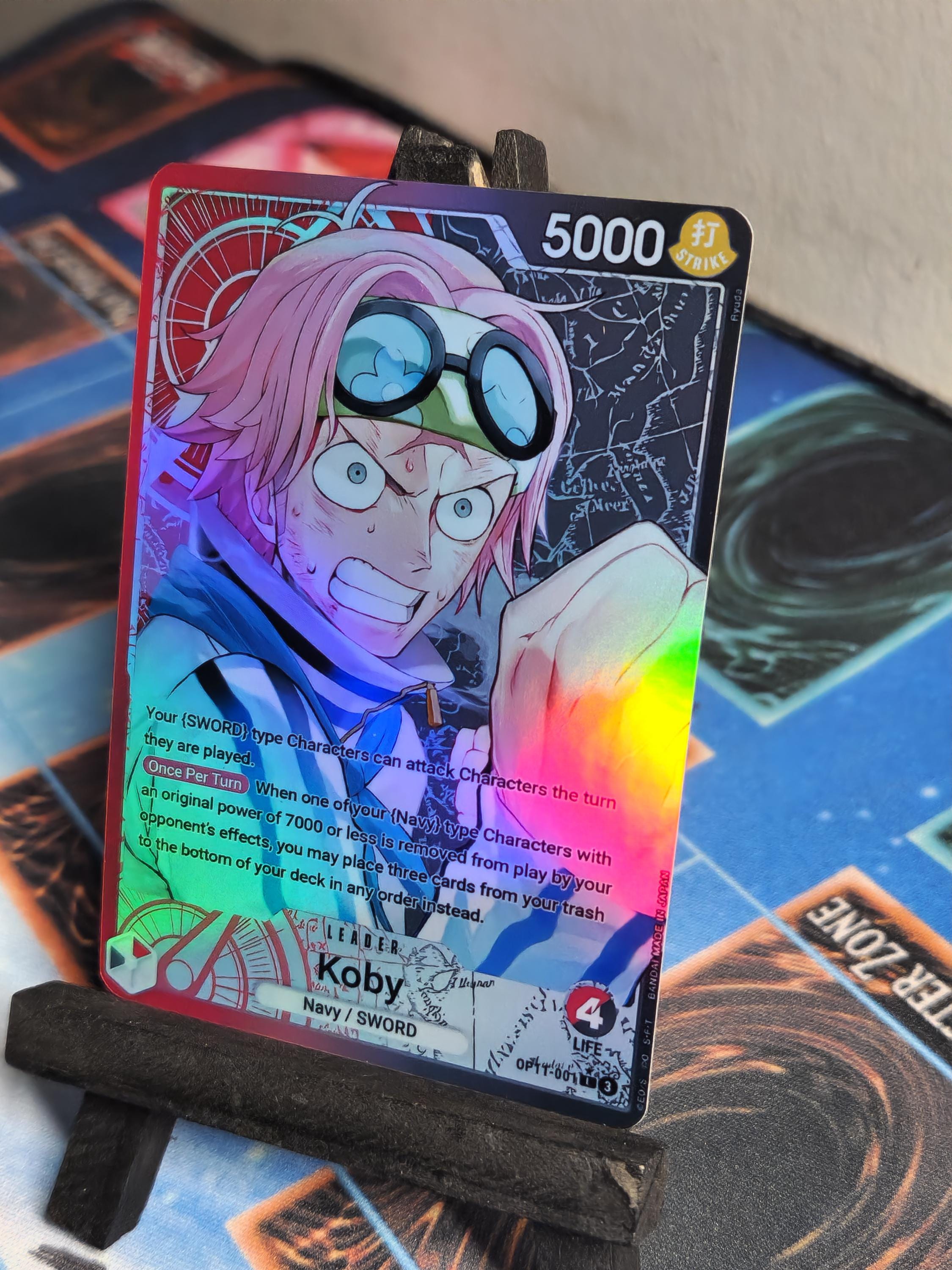 Koby Leader Alt Art OP11-001 One Piece Proxy
