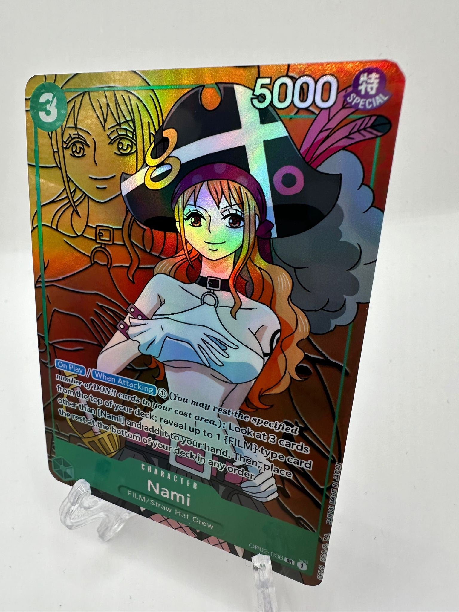 One Piece Nami op02-036 alt art proxy