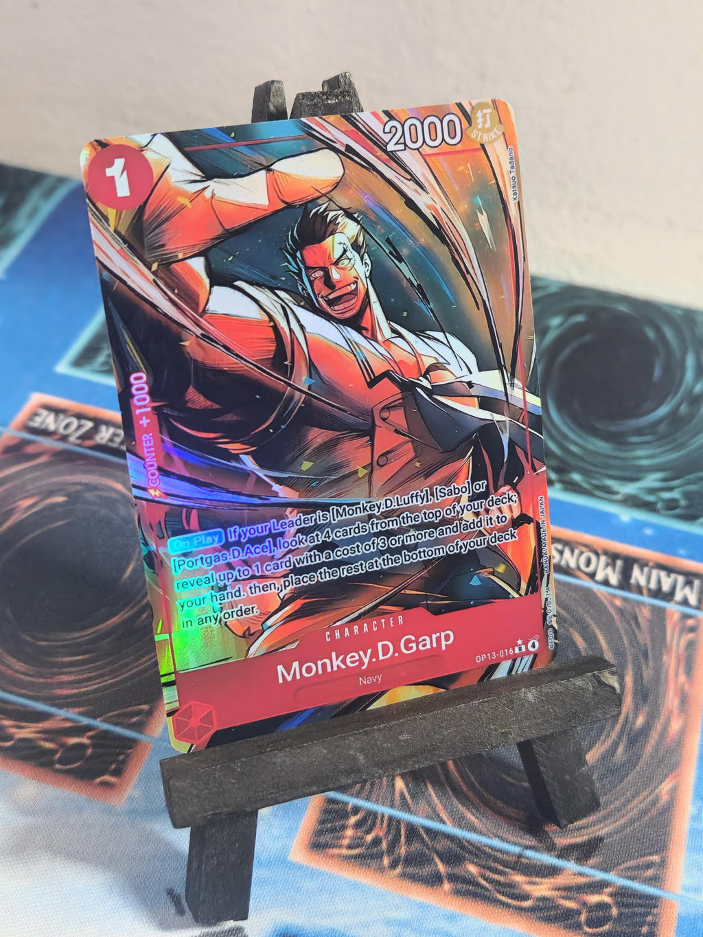 Monkey D Garp alt art op13-016 One Piece proxy
