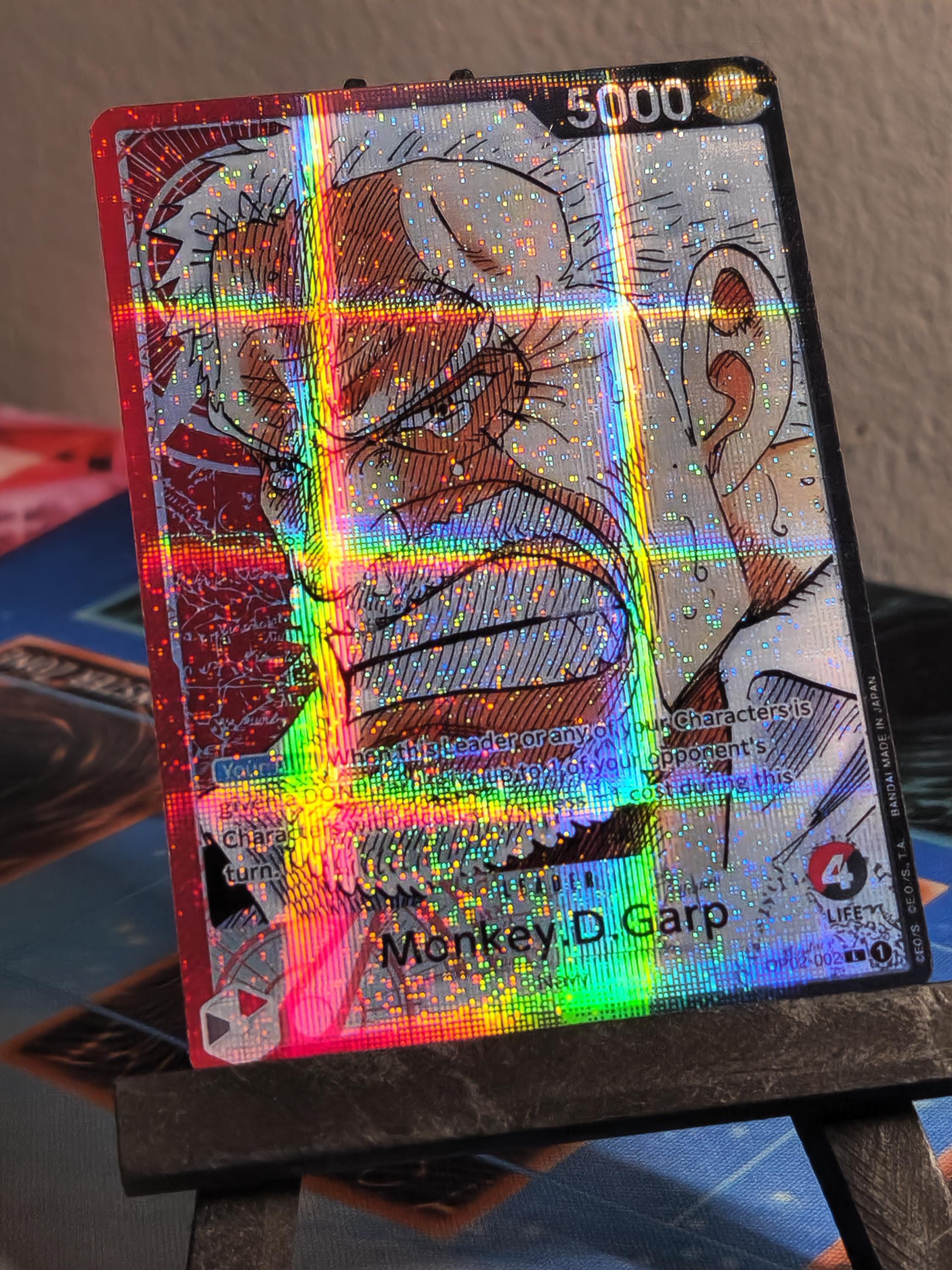 Monkey D. Garp op02-002  leader One Piece Proxy Card