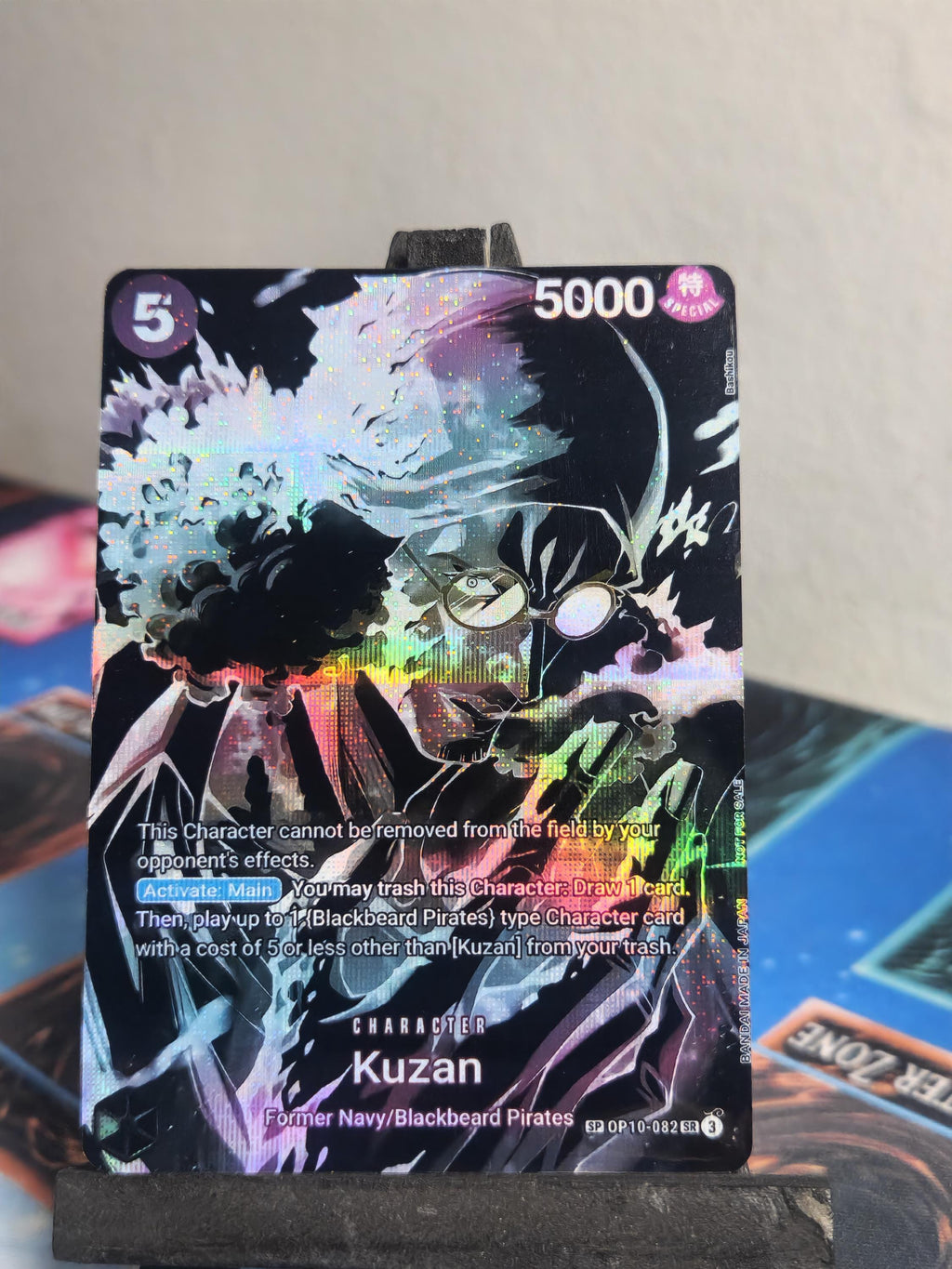Kuzan SP alt art OP10-082 One Piece Proxy Card